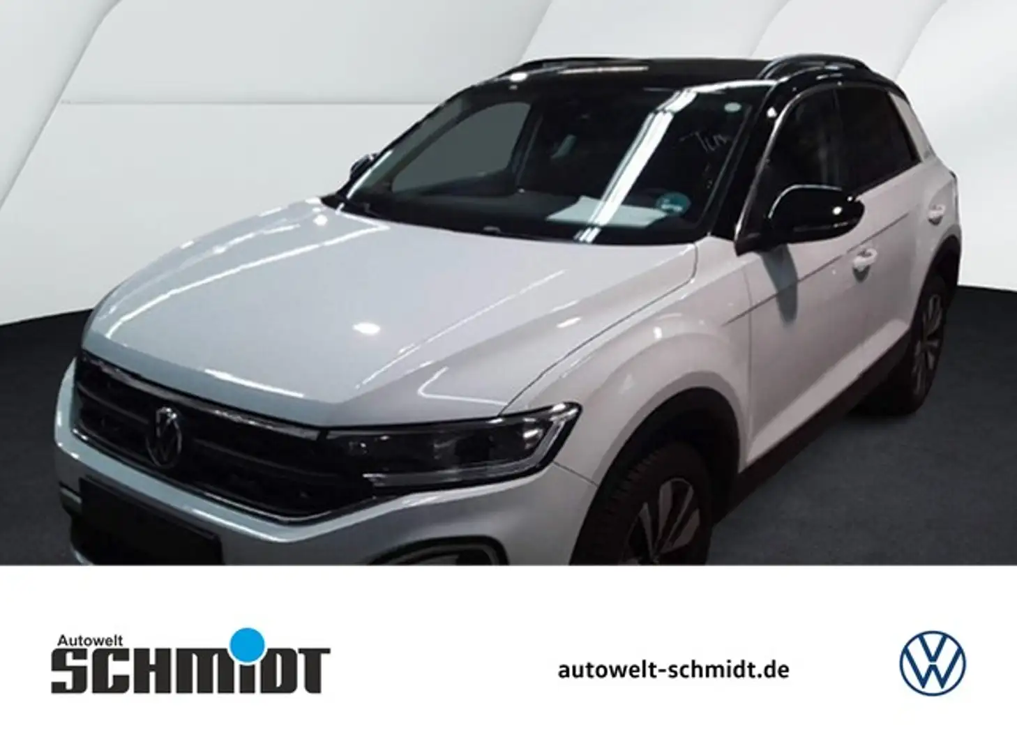 Volkswagen T-Roc 2,0 TDI DSG Goal ACC AHK R-Kamera Navi 17" Side... Weiß - 1