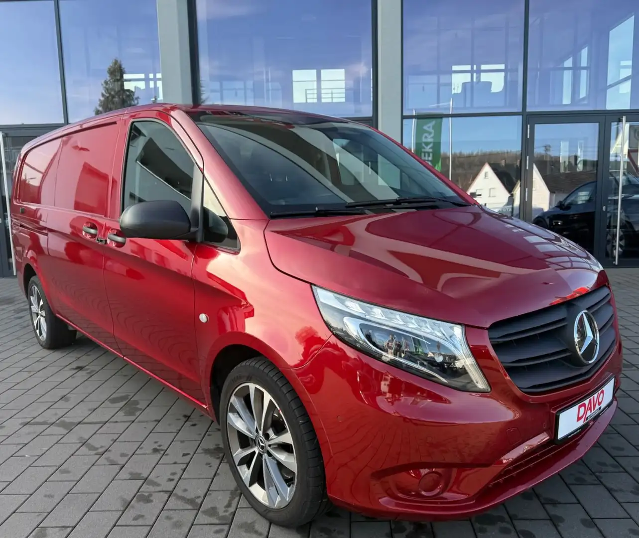 Mercedes-Benz Vito Kasten 119 CDI PRO RWD extralang 3-Sitzer Rood - 1
