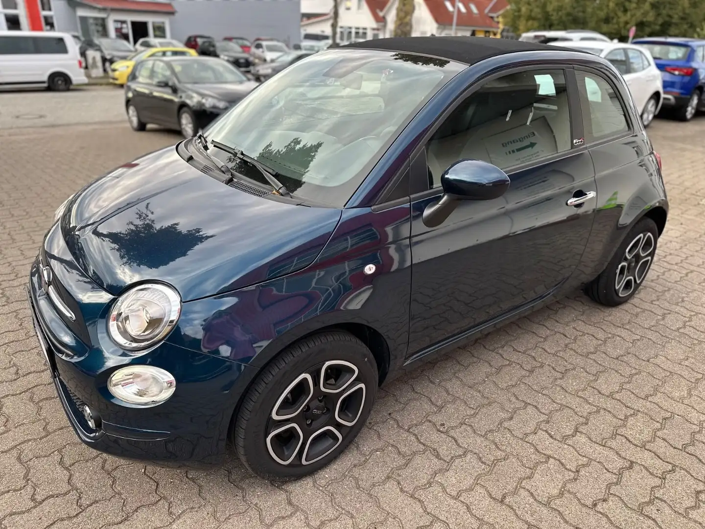 Fiat 500C Club/TEMP/PDC/LMF/KLIMAAUT/FREISPRECH Blau - 2