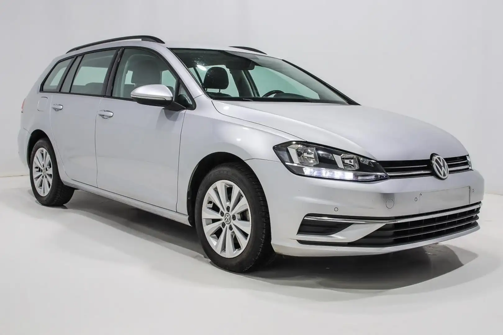 Volkswagen Golf Variant 1.6 TDI-116cv-Ja-Clim Auto-Régu-Caméra-Rad Argent - 1