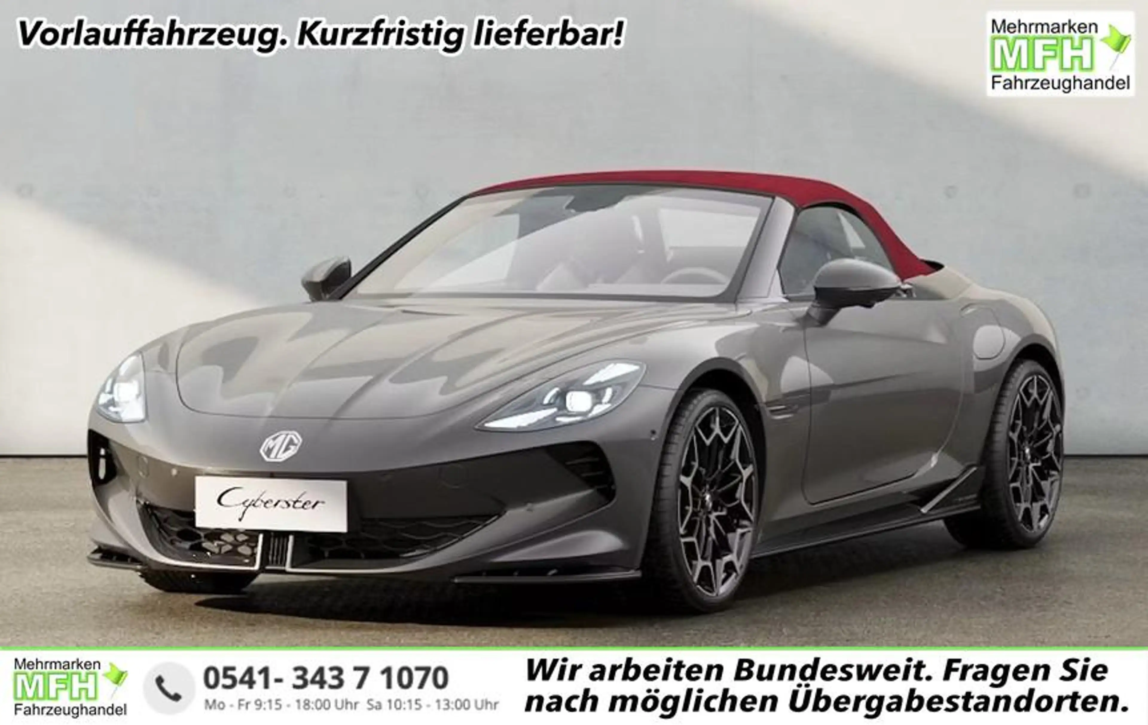 MG Cyberster 250 kW RWD *LED*Navi*Shzg*Lhzg*PDC*360Cam*ACC*T...