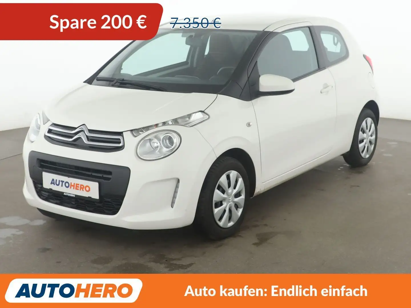 Citroen C1 1.0 VTi Feel*KLIMA*GARANTIE* Weiß - 1