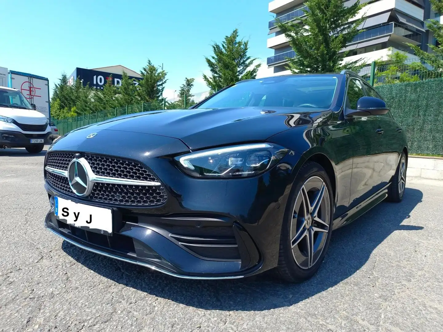 Mercedes-Benz C 220 220d 9-TRONIC AMG LINE PREMIUM PLUS Negro - 1