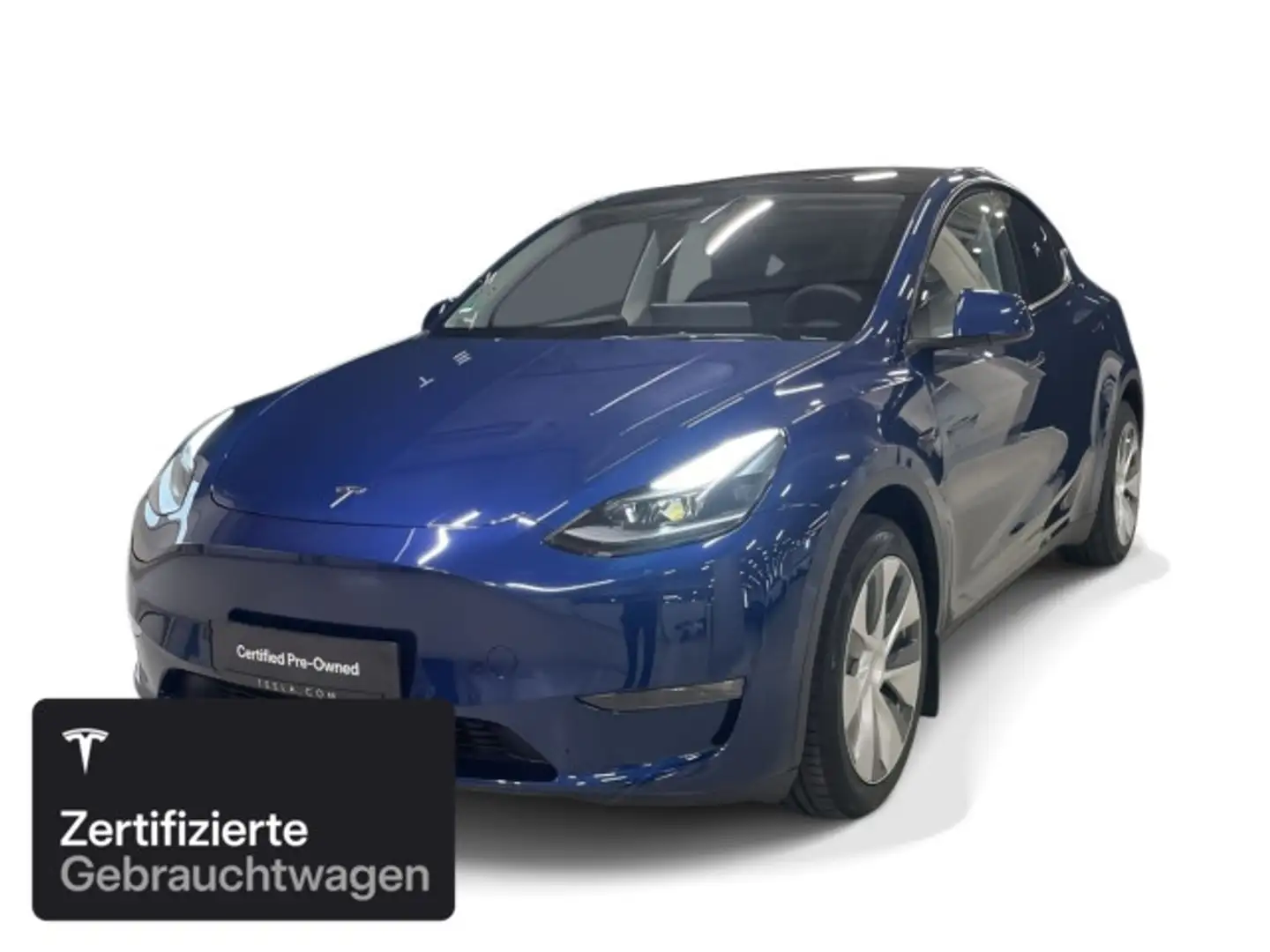 Tesla Model Y Long Range AWD Bleu - 1