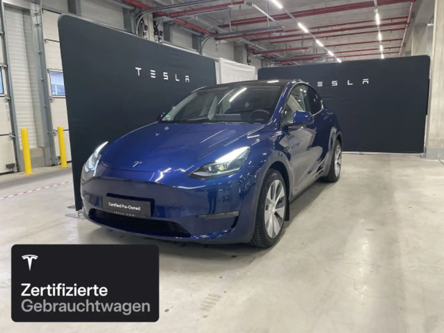 Tesla Model Y Long Range AWD Bleu - 1