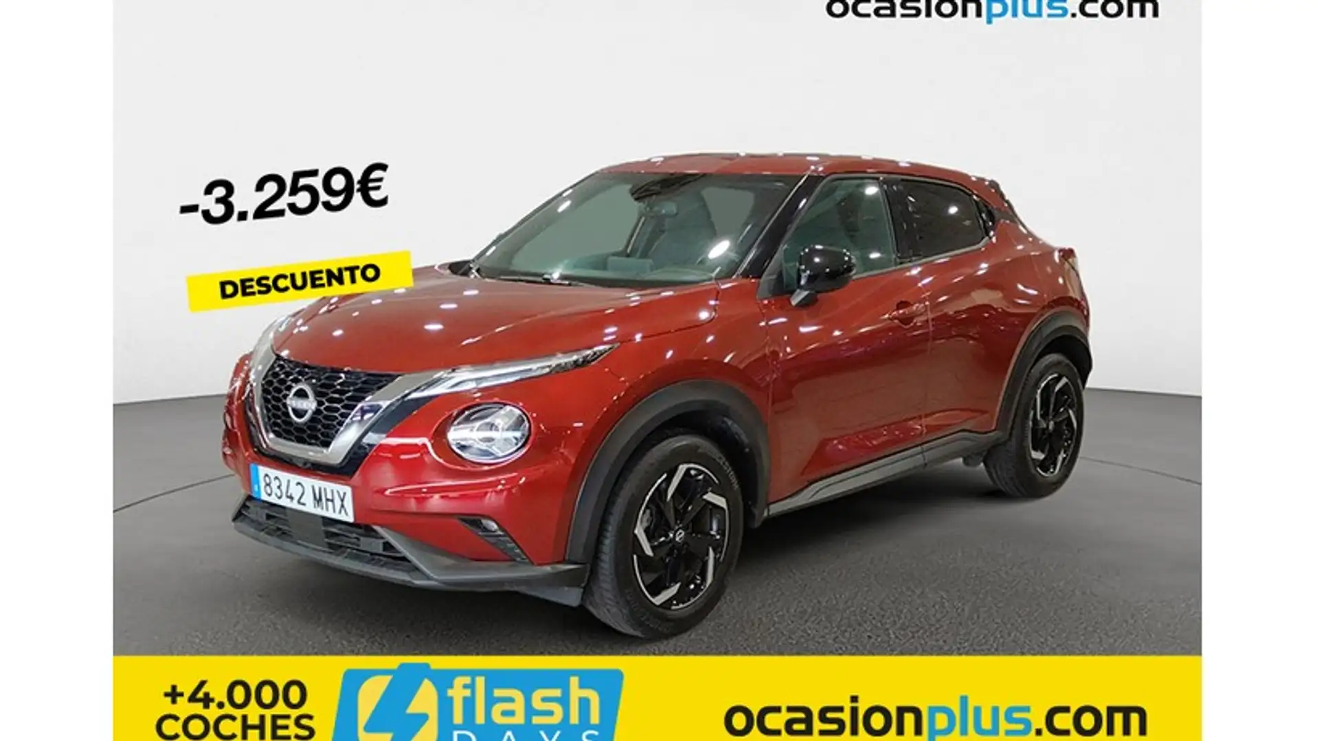 Nissan Juke 1.0 DIG-T N-Connecta 4x2 114 Rood - 1