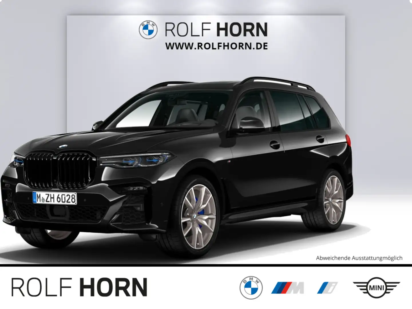 BMW X7 M50d 7Sitzer AHK 22" SkyLounge Pano RFK Laser Noir - 1