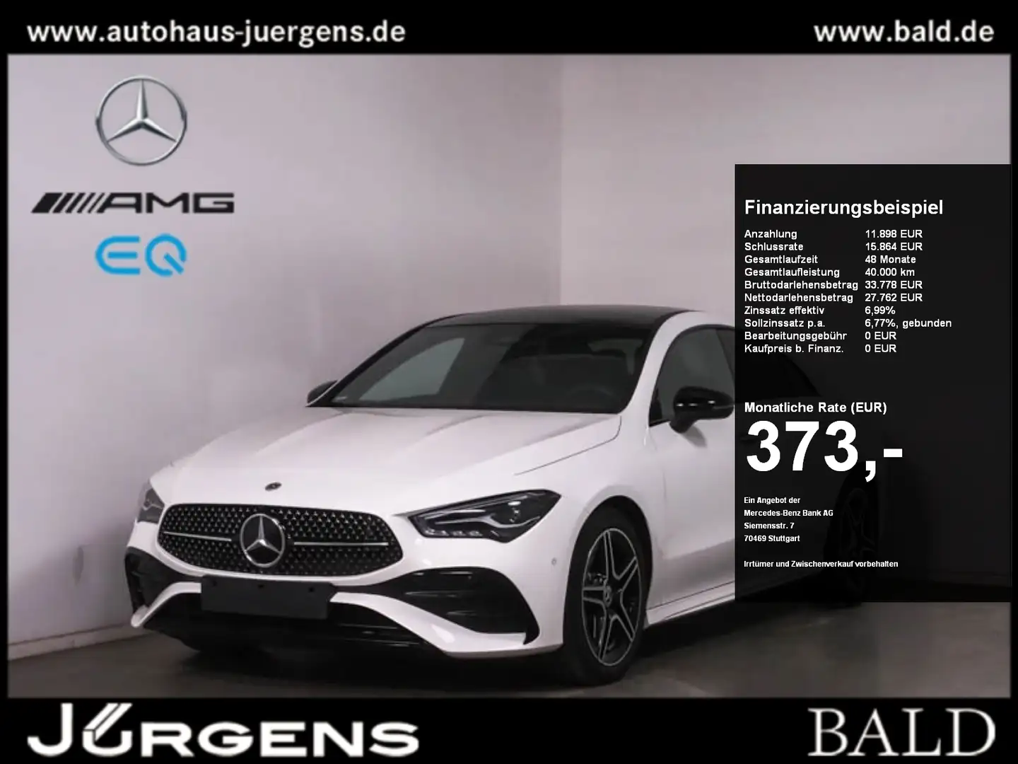 Mercedes-Benz CLA 200 AMG-Premium/LED/Pano/Totw/Cam/Night/18" Weiß - 1