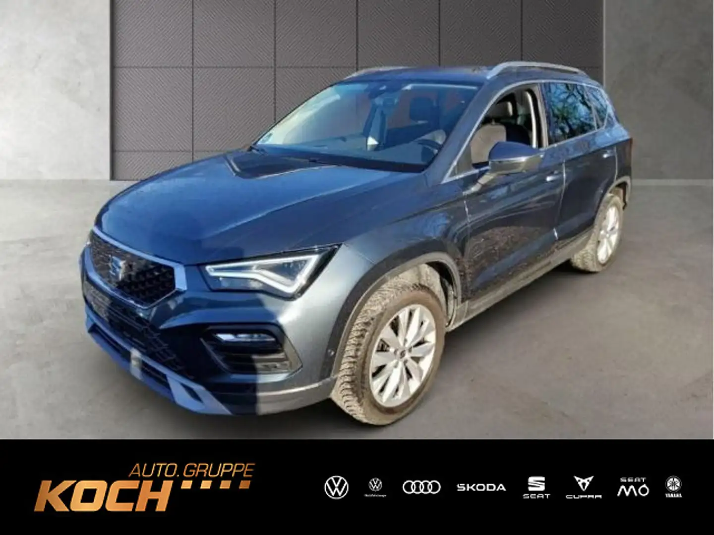 SEAT Ateca 1.5TSI Style DSG Navi AHK LED Kamera Grau - 1