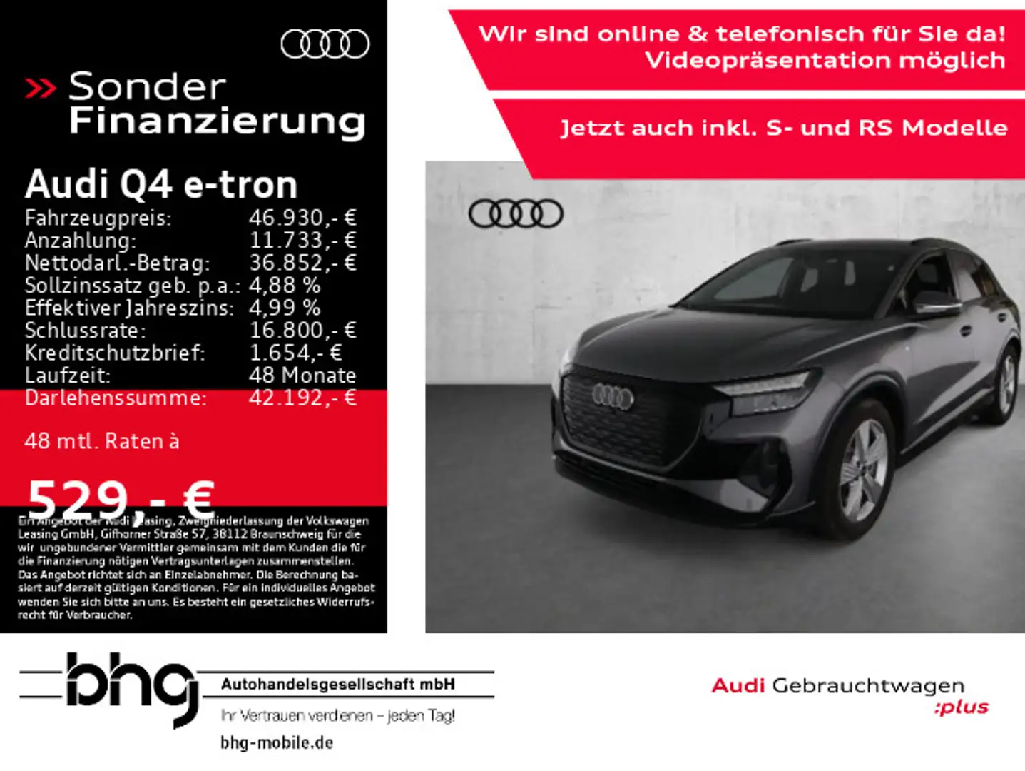 Audi Q4 e-tron 45 Grau - 1