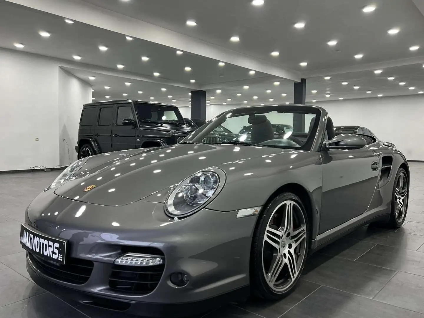 Porsche 911 997 Turbo Cabrio 1Hand Top condition Carpass Gris - 1