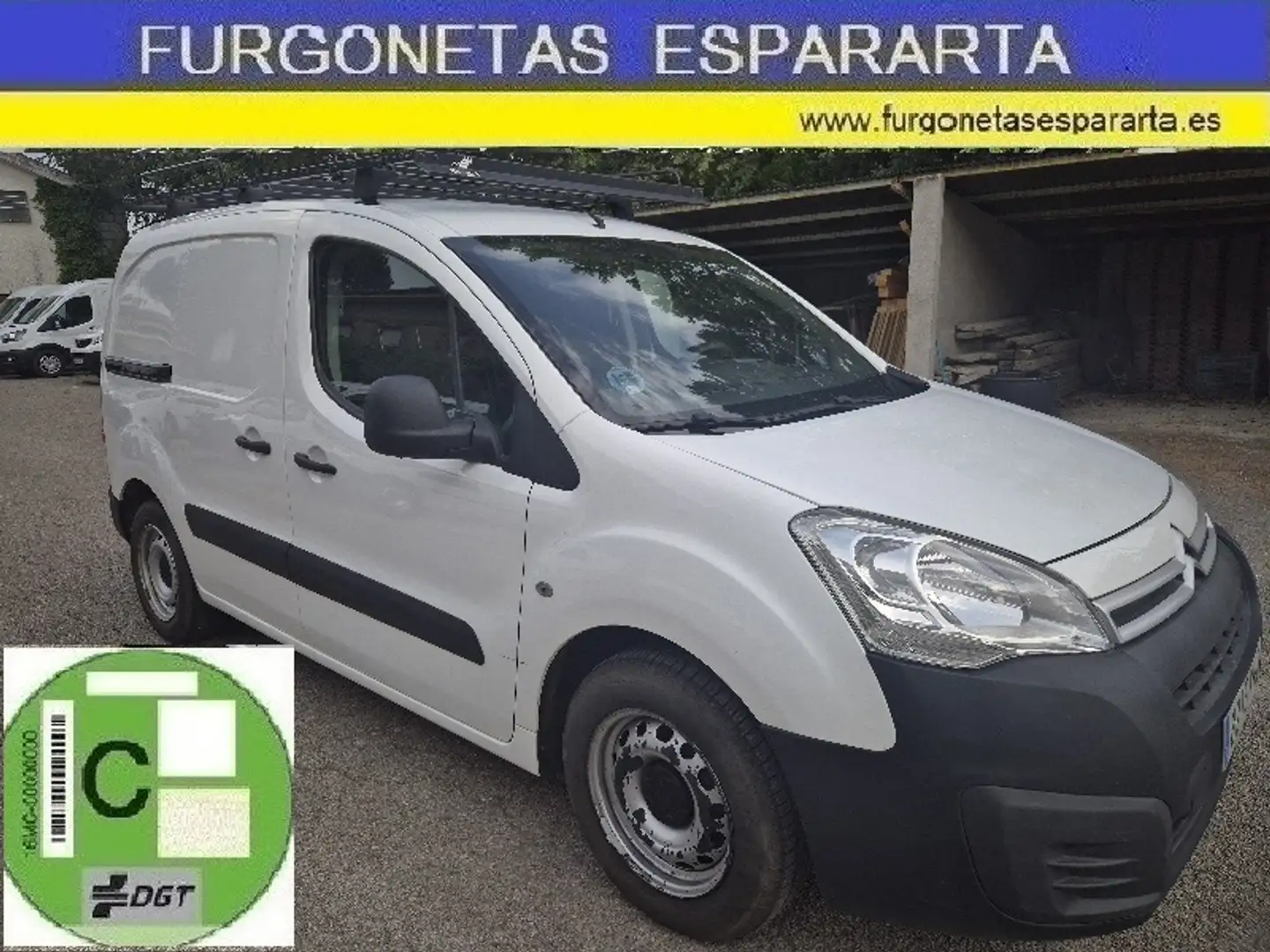 Citroen Berlingo Furgón 1.6BlueHDi 75 Blanco - 1