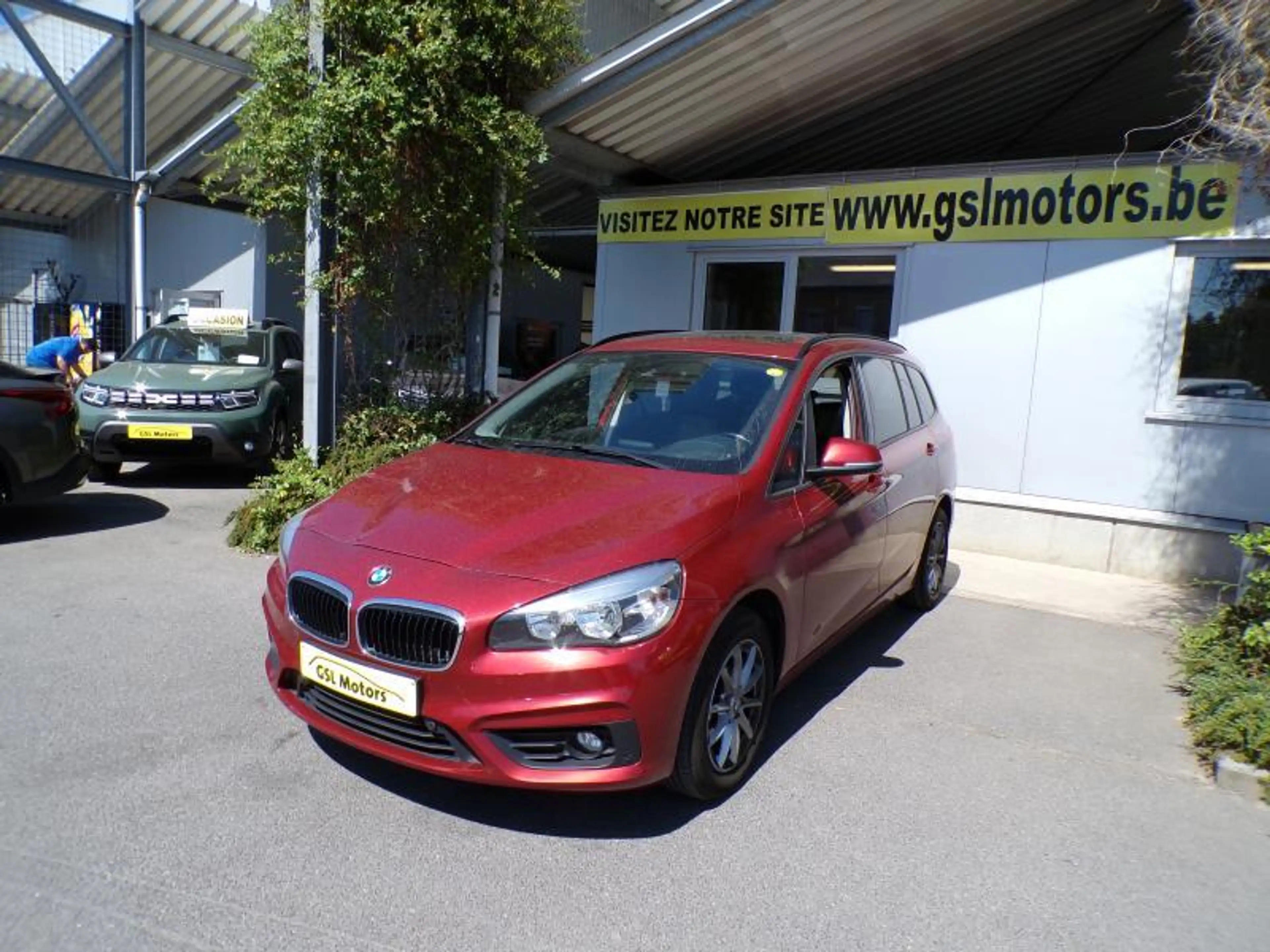 BMW 216 Gran Tourer 1.5 116cv Rouge 12/17 Clim GPS Bluetoo