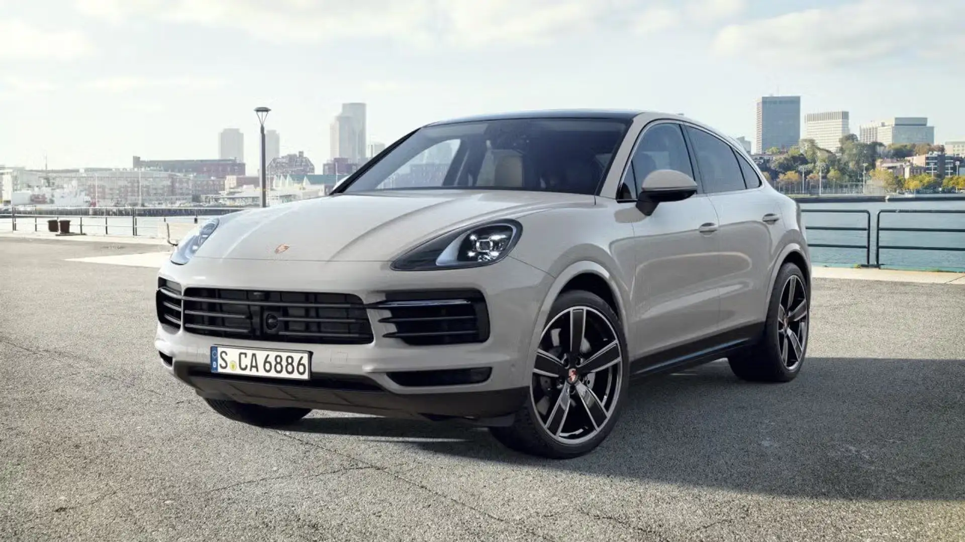 Porsche Cayenne S Coupé Head-Up AHK Sportabgas Grau - 1