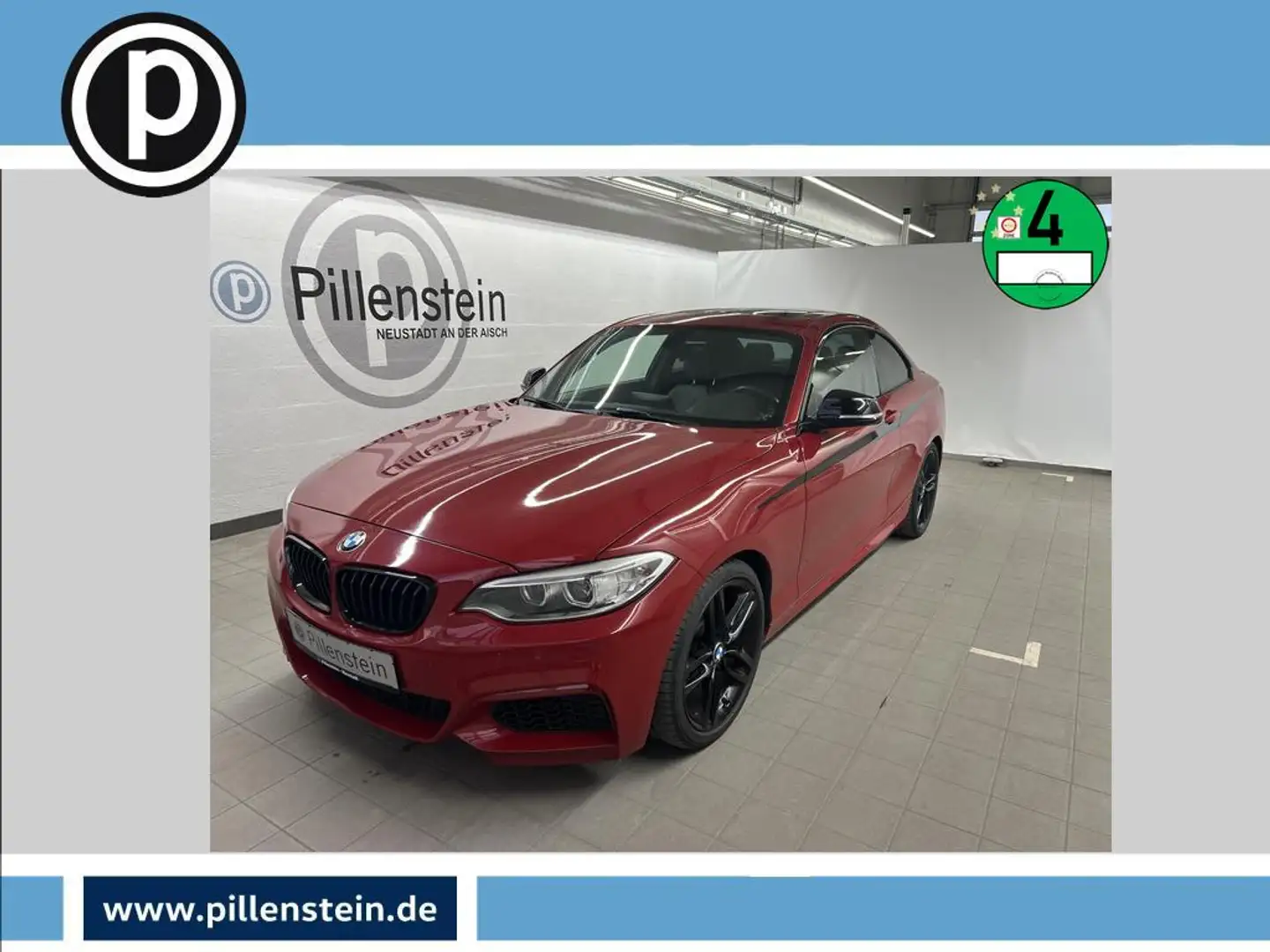 BMW 228 i Coupe M-Paket NAVI+XENON+18" Rood - 1