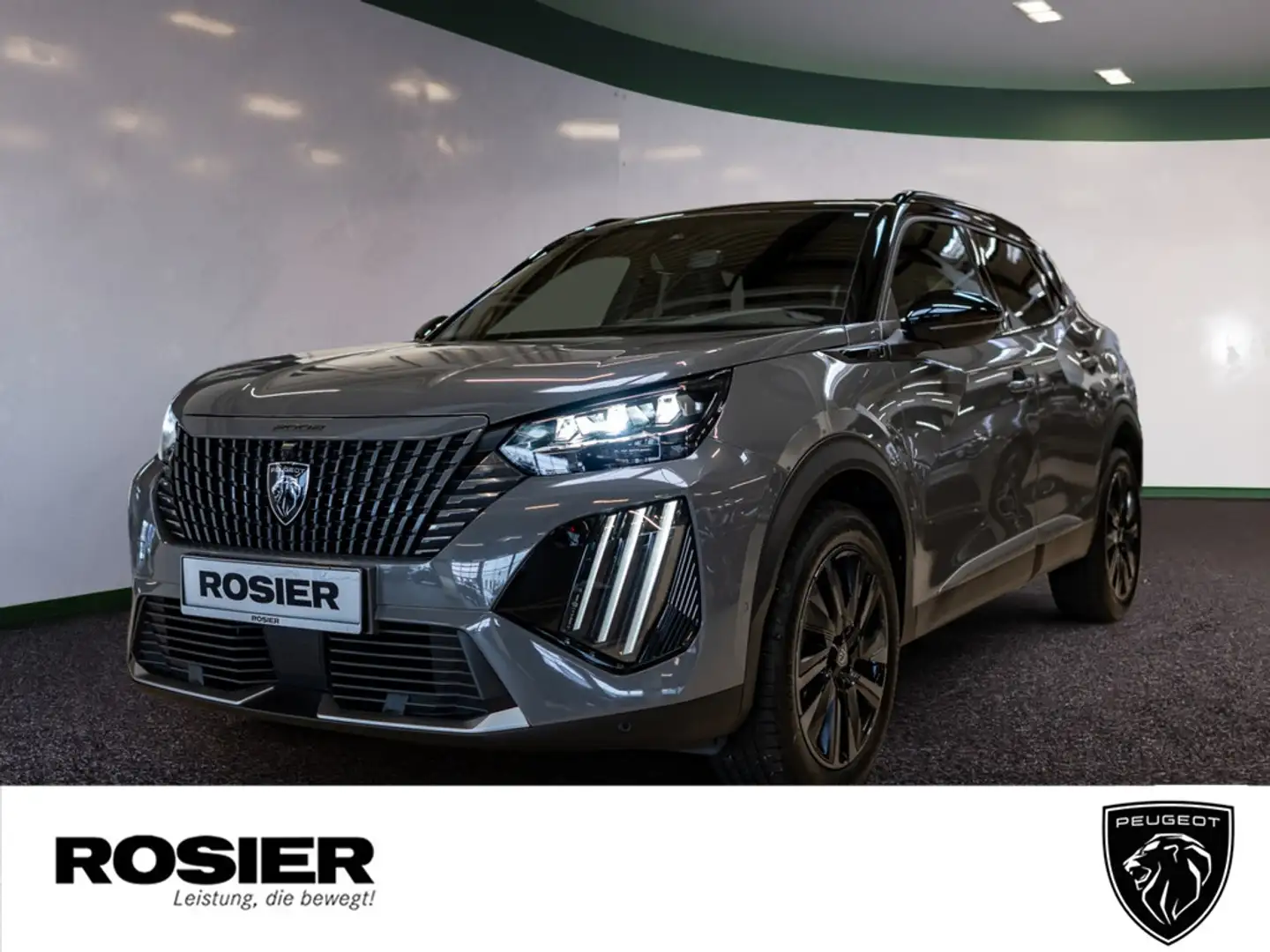 Peugeot 2008 GT PureTech 130 EAT8 AHK PANO LED 360° Grau - 1