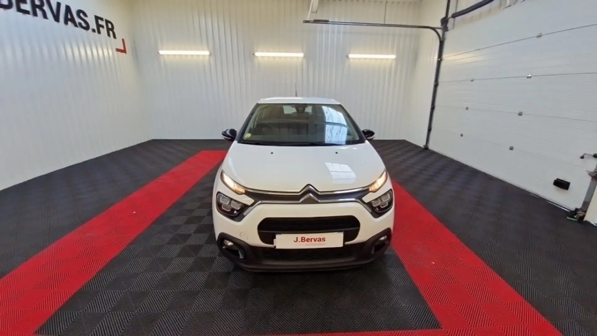 Citroen C3 Société BlueHDi 100 S&amp;S BVM6 Feel Nav Blanc - 2