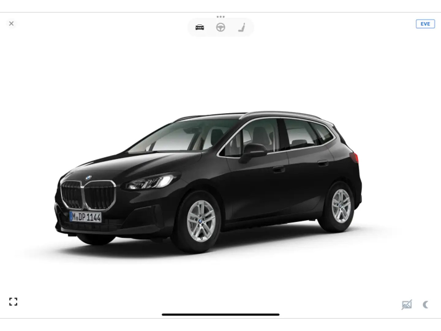 BMW 218 i Active Tourer Noir - 1