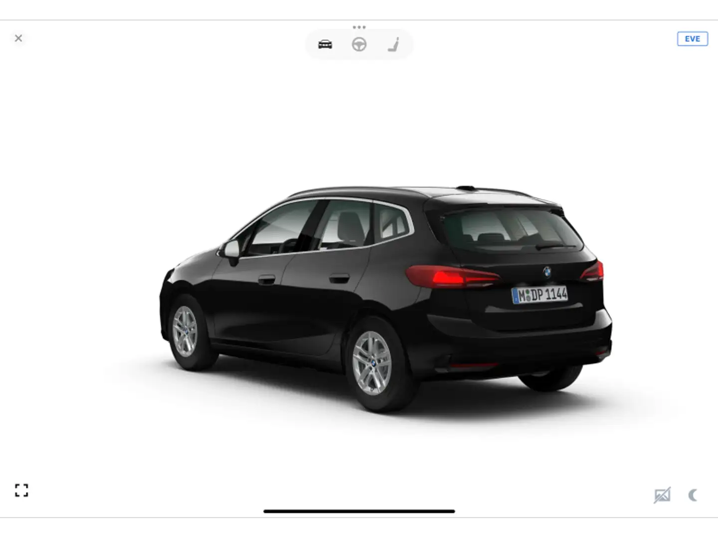 BMW 218 i Active Tourer Noir - 2
