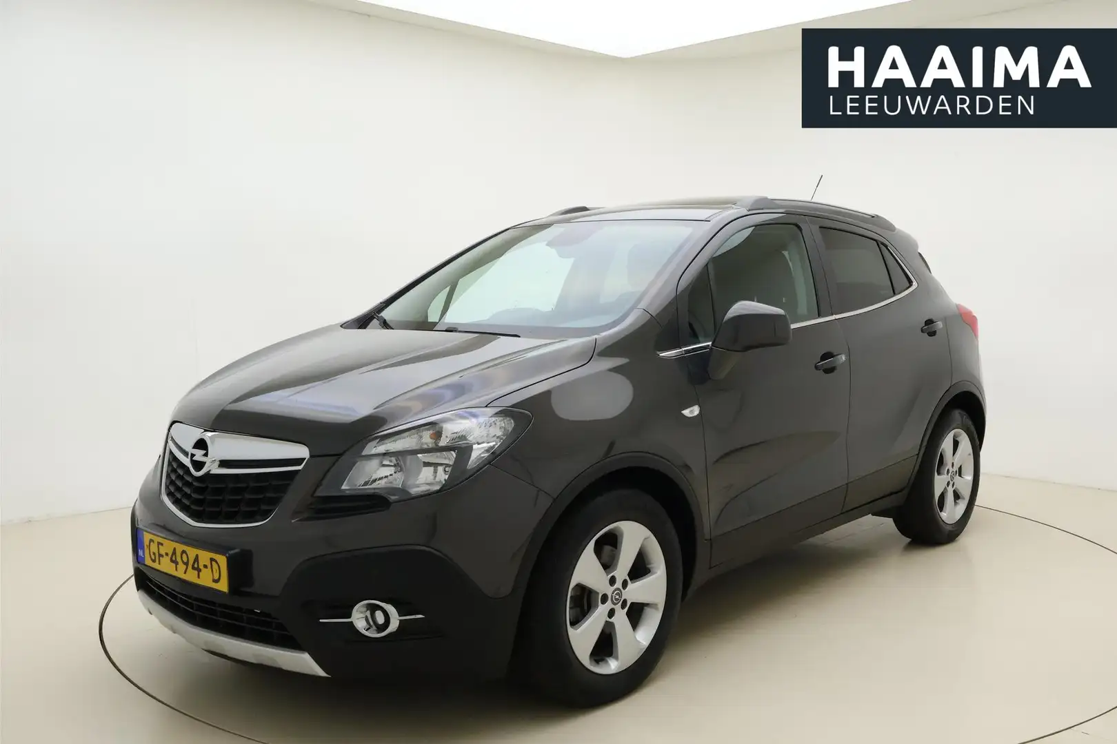 Opel Mokka 1.4 T Cosmo 140 PK | Navigatie | Trekhaak | Ledere Grijs - 1