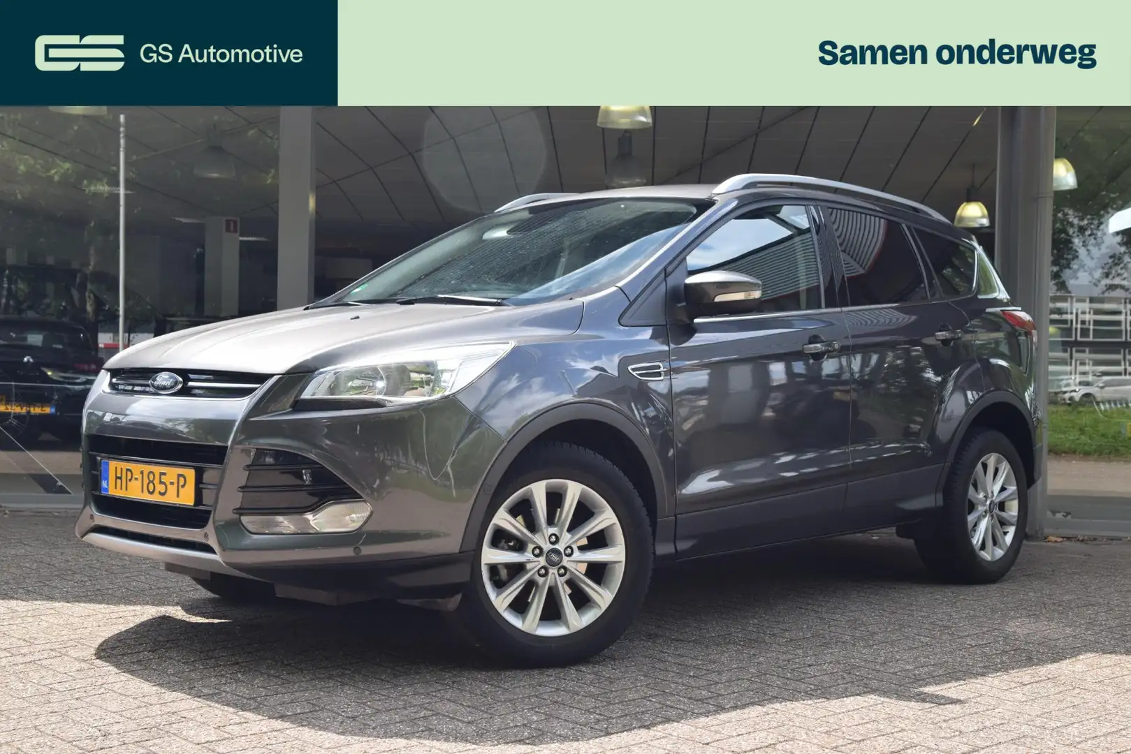Ford Kuga 1.5 Titanium met Nav/Cam/Lmv/Ecc/BT/1800KG Trekgew Grijs - 1