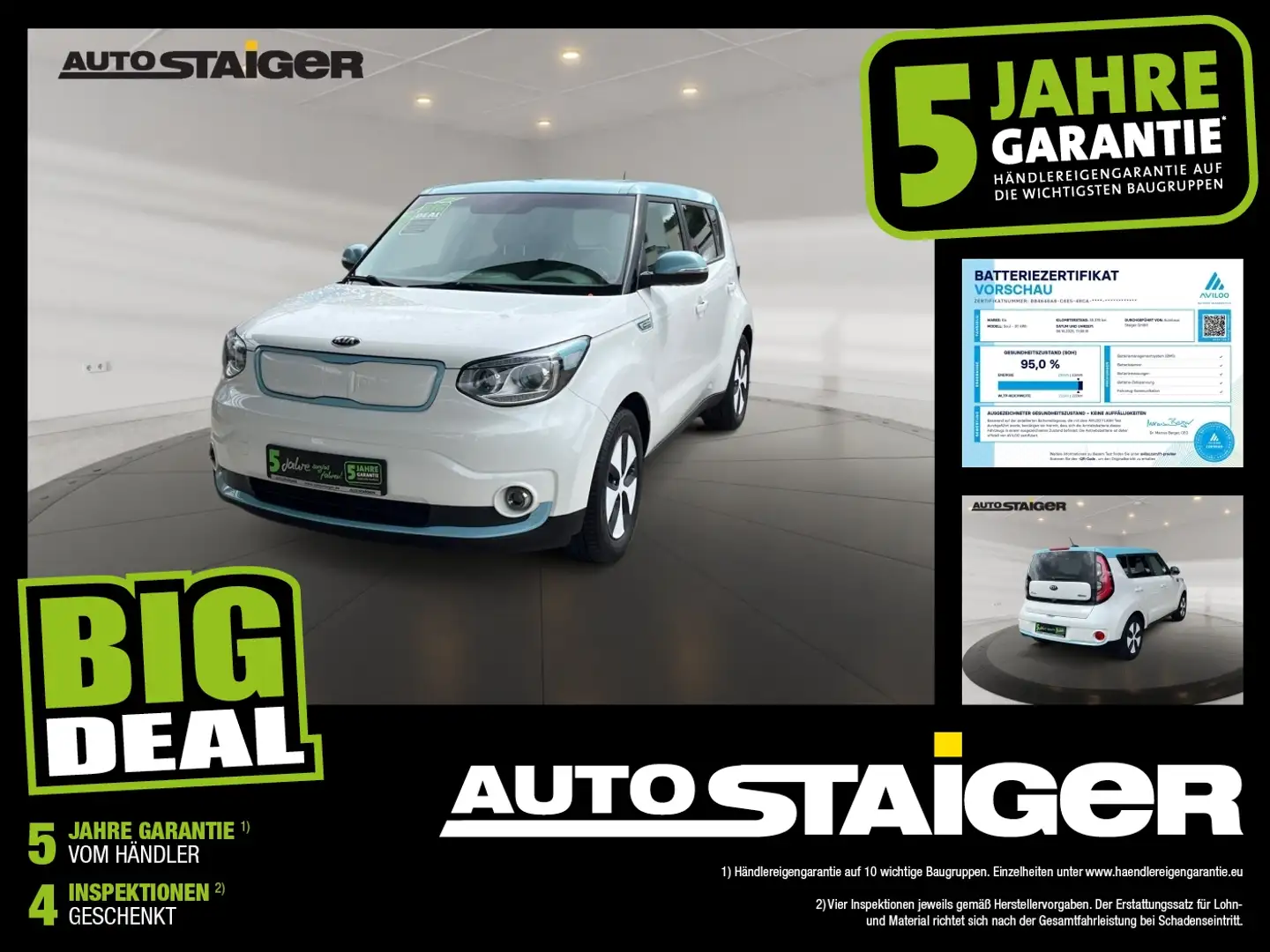 Kia Soul EV Play Kamera, PDC, Sitzheizung,... Blauw - 1