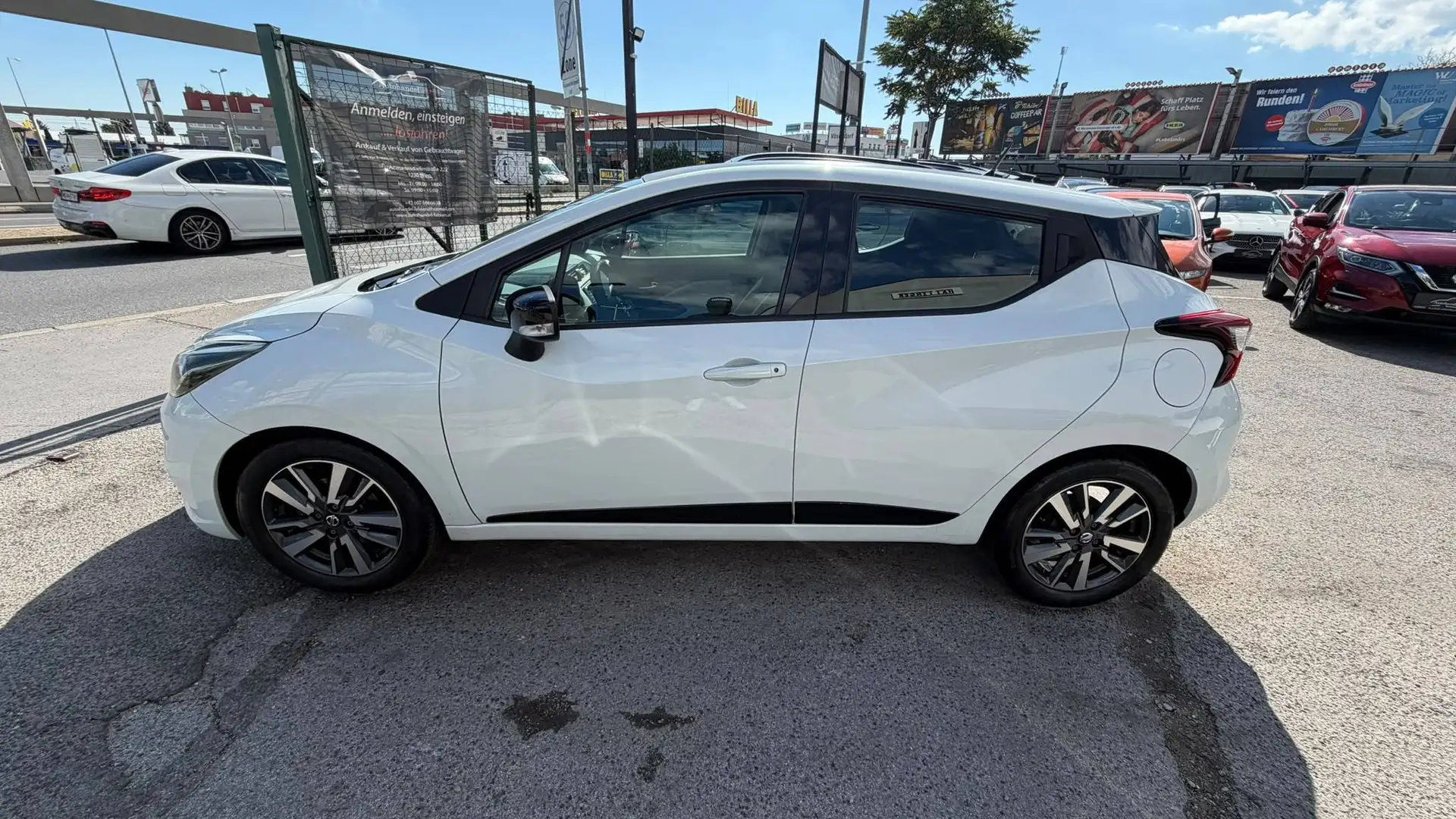 Nissan Micra 1,0 Acenta PICKERL Services neu Klima Tempomat Weiß - 2