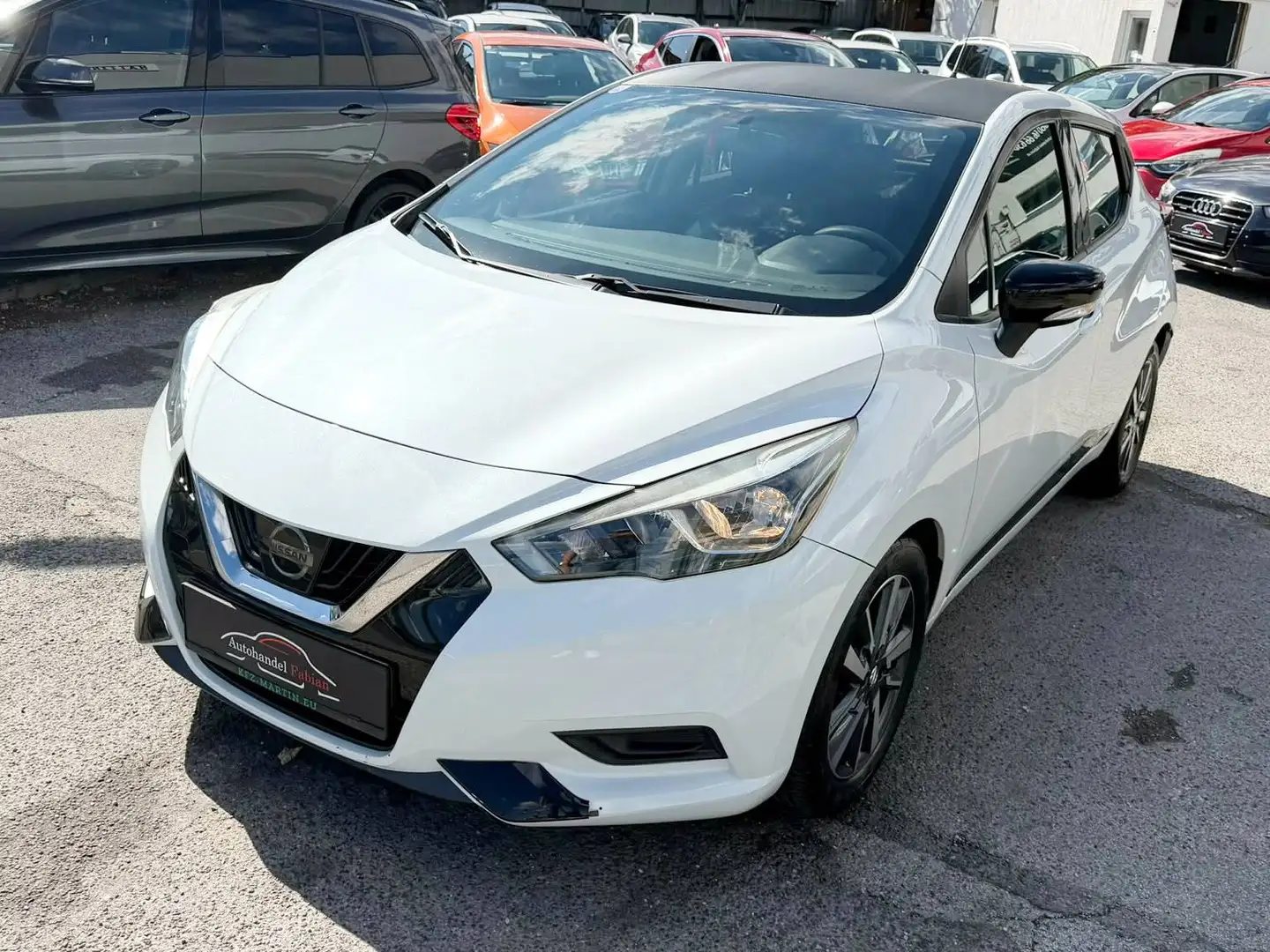 Nissan Micra 1,0 Acenta PICKERL Services neu Klima Tempomat Weiß - 1