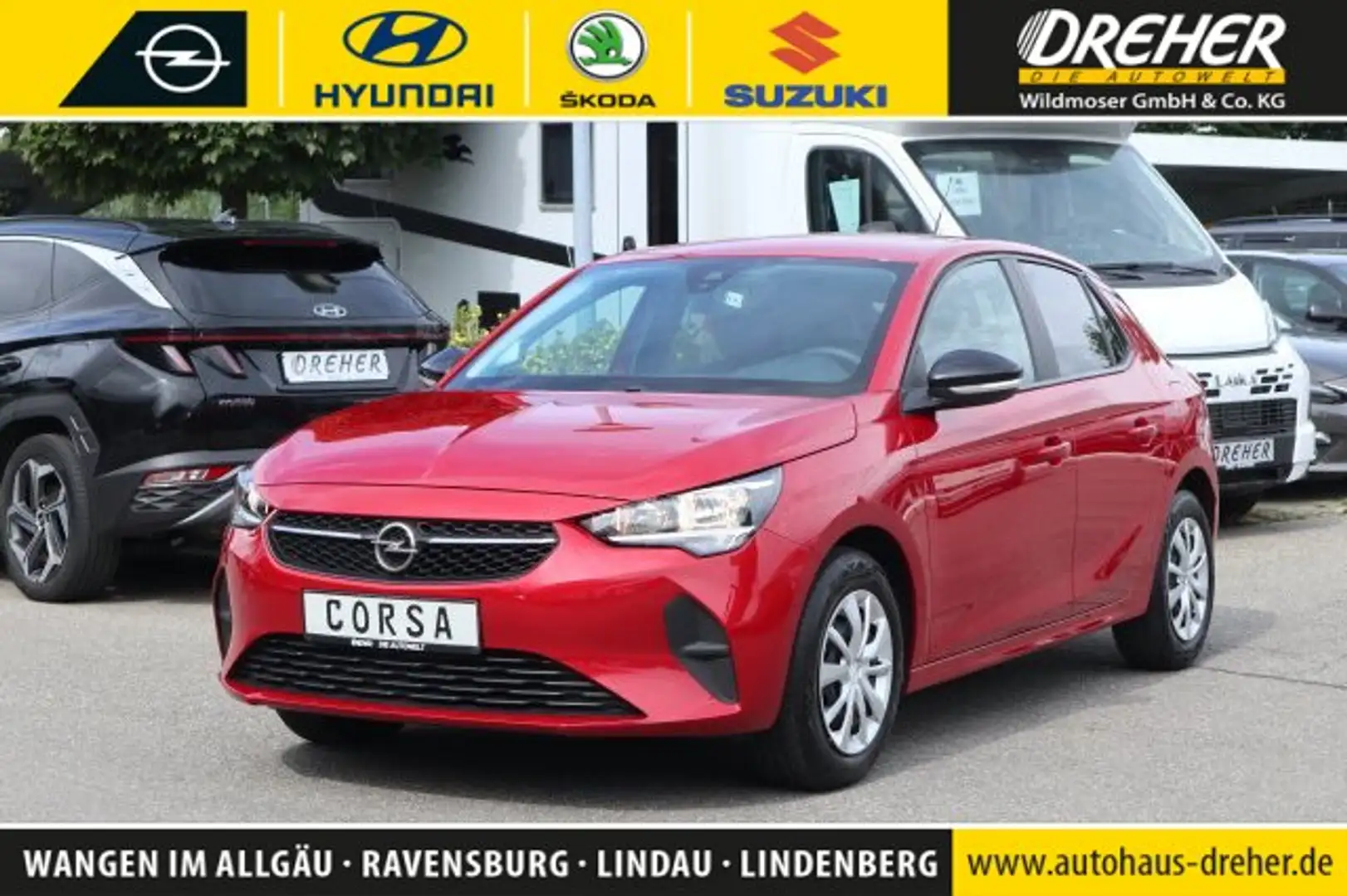 Opel Corsa Corsa F 1.2 Edition Klima/Sitzhzg./BC/Tempomat Rood - 1