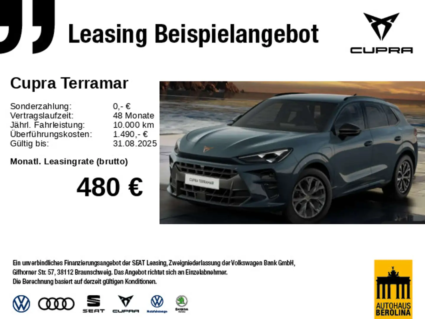 CUPRA Terramar 1.5 e-Hybrid DSG *ACC*HuD*NAV*R-CAM* Blau - 1
