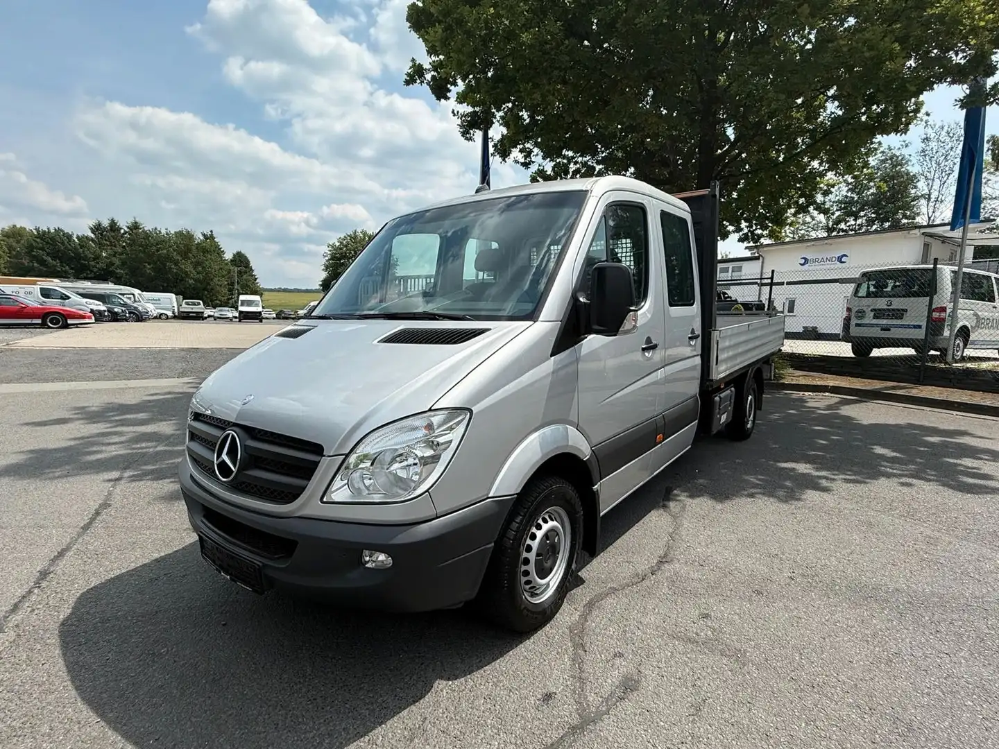 Mercedes-Benz Sprinter II Pritsche/DoKa 316 CDI*1Hand*03/27TÜV Silber - 2