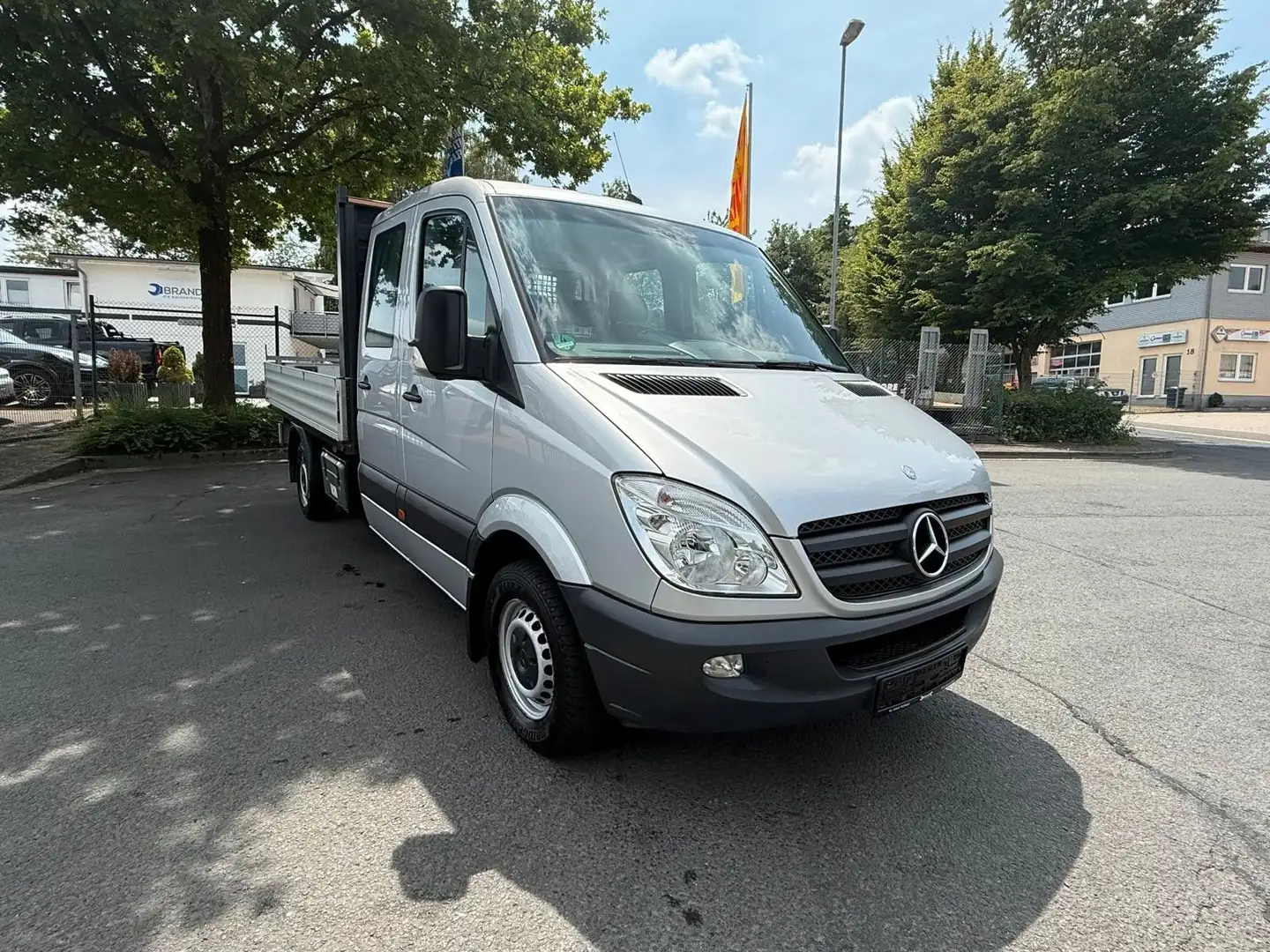 Mercedes-Benz Sprinter II Pritsche/DoKa 316 CDI*1Hand*03/27TÜV Silber - 1