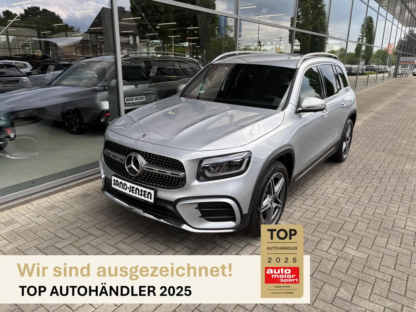 Mercedes-Benz GLB 220 d 4M AMG Line Adv Plus Distronic AHK 360 Срібний - 1