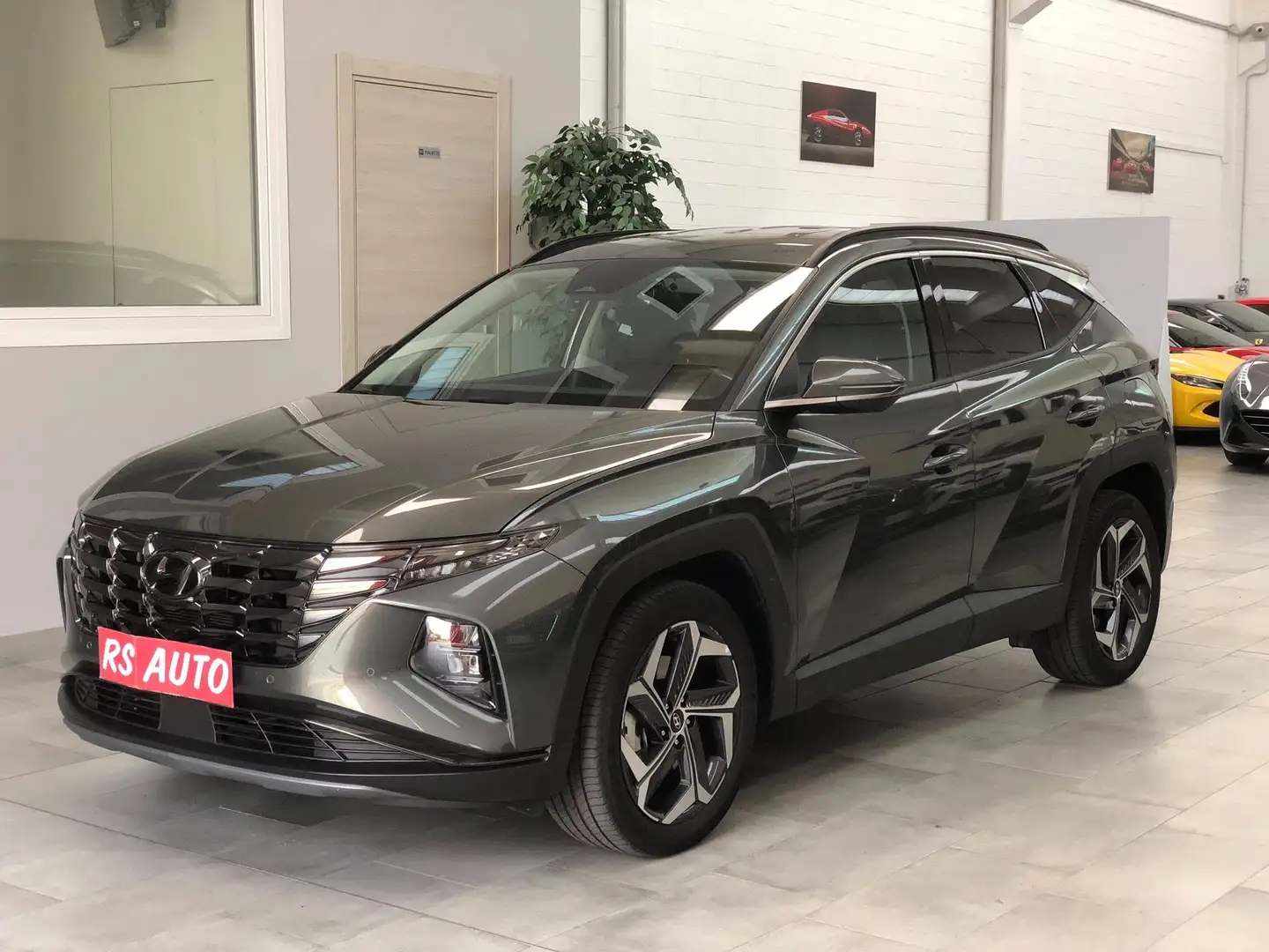 Hyundai TUCSON Tucson III 2021 1.6 hev Exellence  Pack 2wd auto Grijs - 1