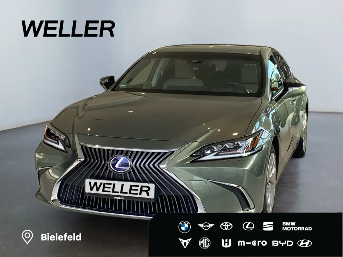 Lexus ES 300 h *Bi-LED*HUD*Leder*360*GSD*Levinson*ACC*Allwetter Groen - 1