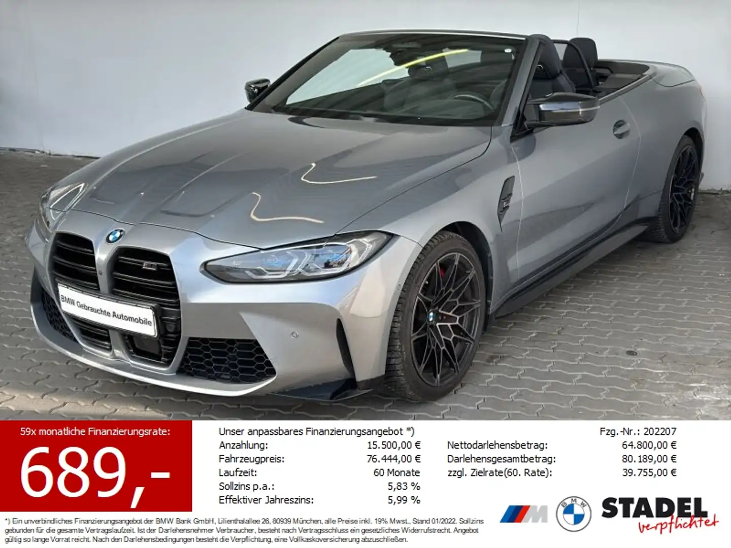 BMW M4 Grau - 1