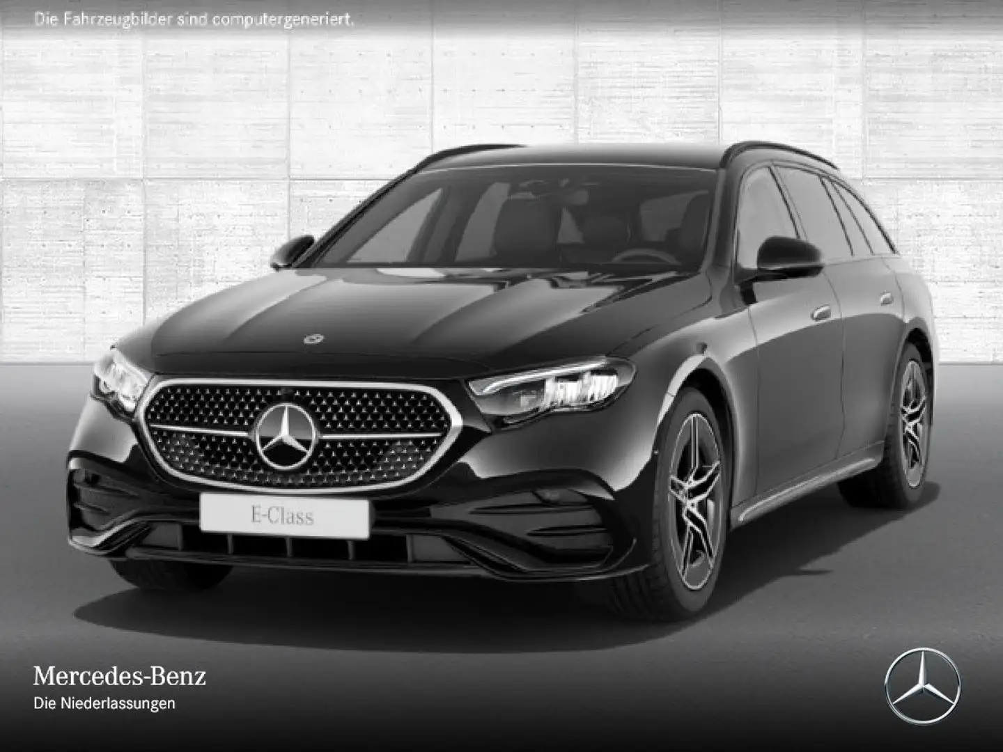 Mercedes-Benz E 200 T AMG Distr. LED AHK Night Kamera Totwinkel Schwarz - 2