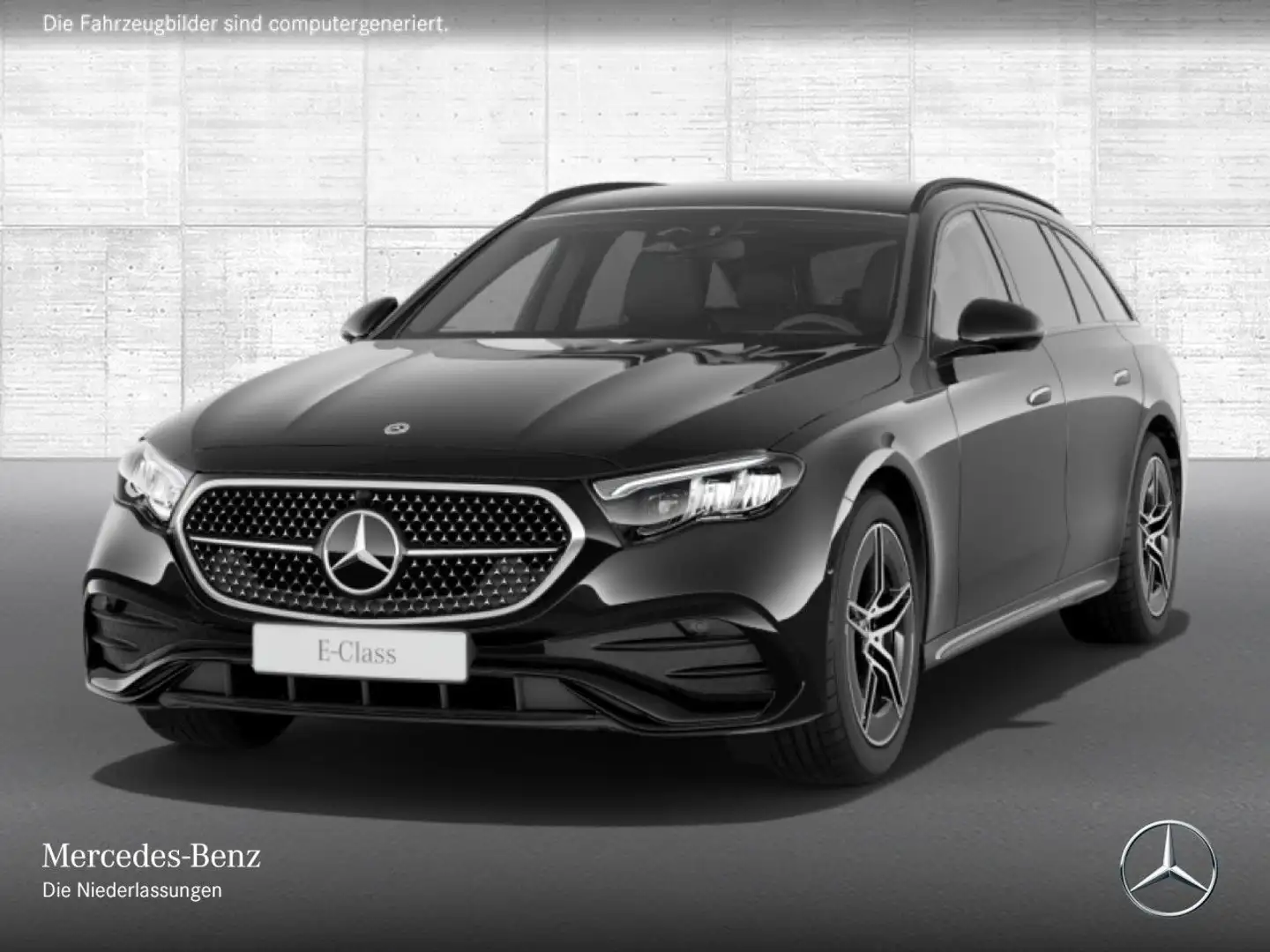 Mercedes-Benz E 200 T AMG Distr. LED AHK Night Kamera Totwinkel Schwarz - 2