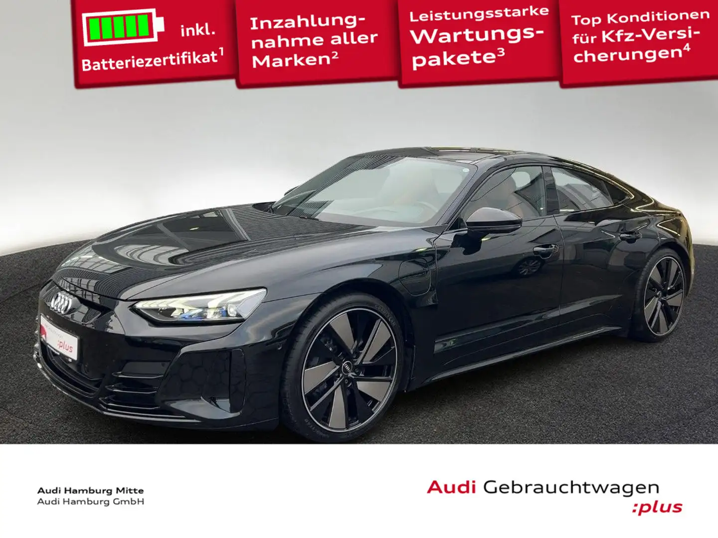 Audi e-tron GT 350 kW Schwarz - 1