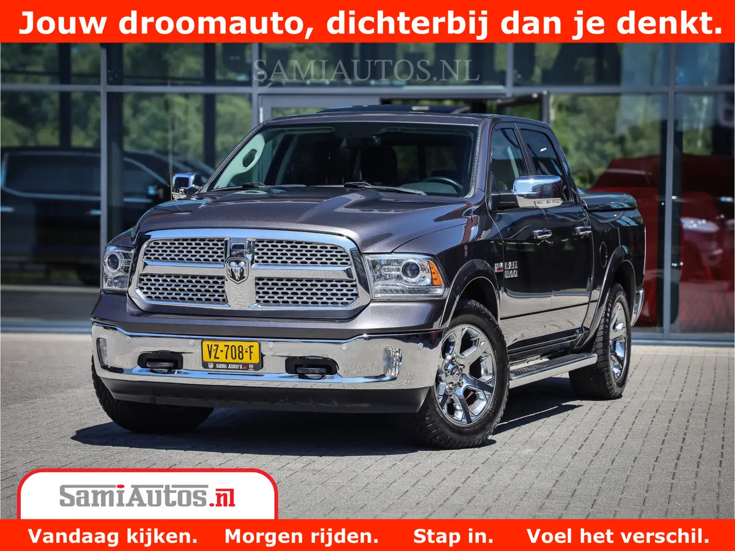 Dodge RAM 1500 LARAMIE | LAGE BIJTELLING | 6 PERSOONS | 5.7 Gris - 1