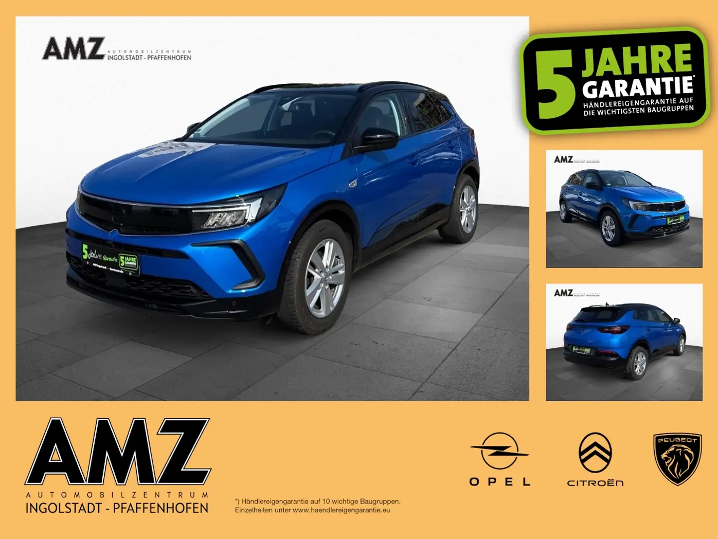 Opel Grandland GS Line NAVI W-Paket KAM Klimaauto. Blau - 1