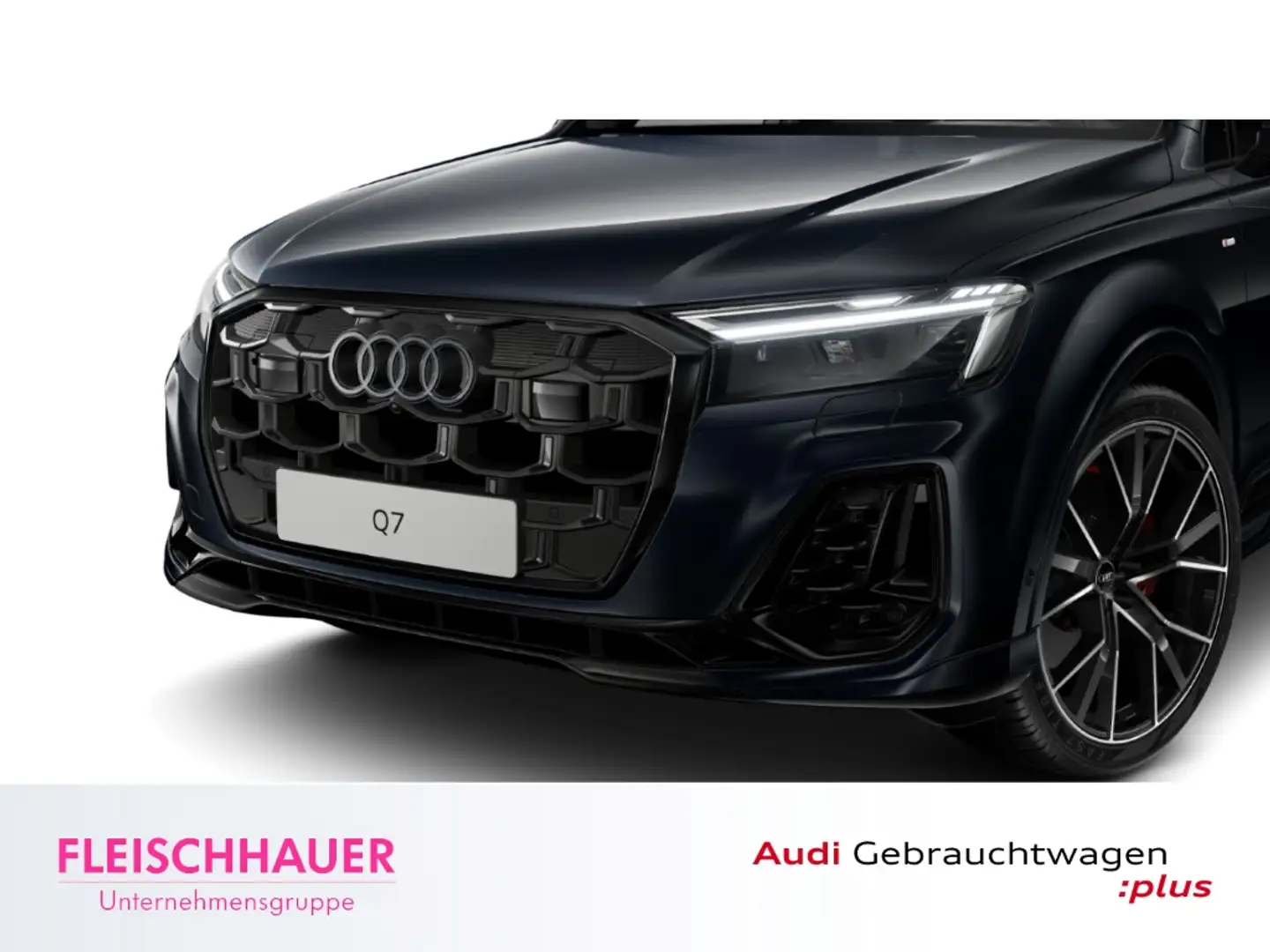 Audi Q7 55 TFSI quattro S line 7-Sitzer+MATRIX+AHK+HUD+B&O Blau - 1