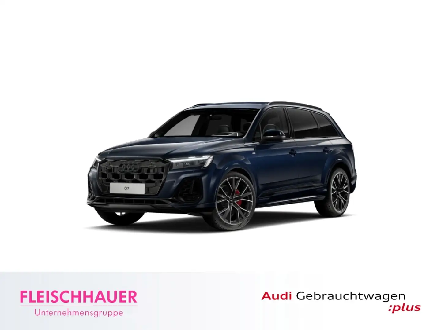 Audi Q7 55 TFSI quattro S line 7-Sitzer+MATRIX+AHK+HUD+B&O Blau - 2