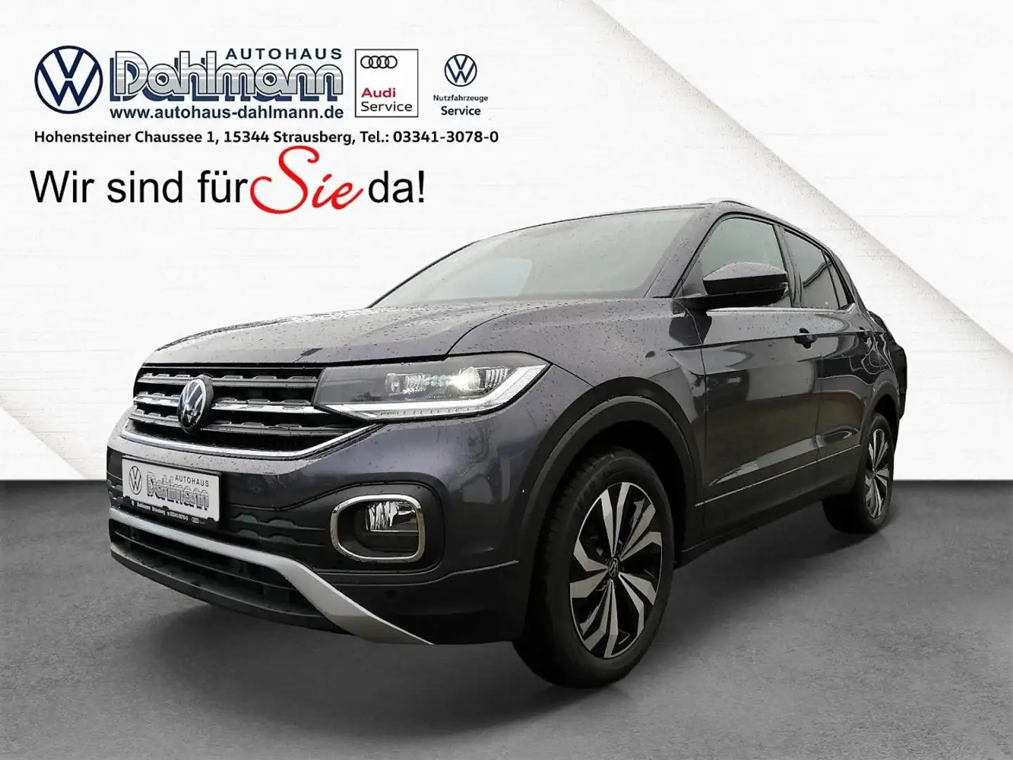 Volkswagen T-Cross 1.0 TSI STYLE LED ACC PDC KAMERA Bluetooth Gris - 1
