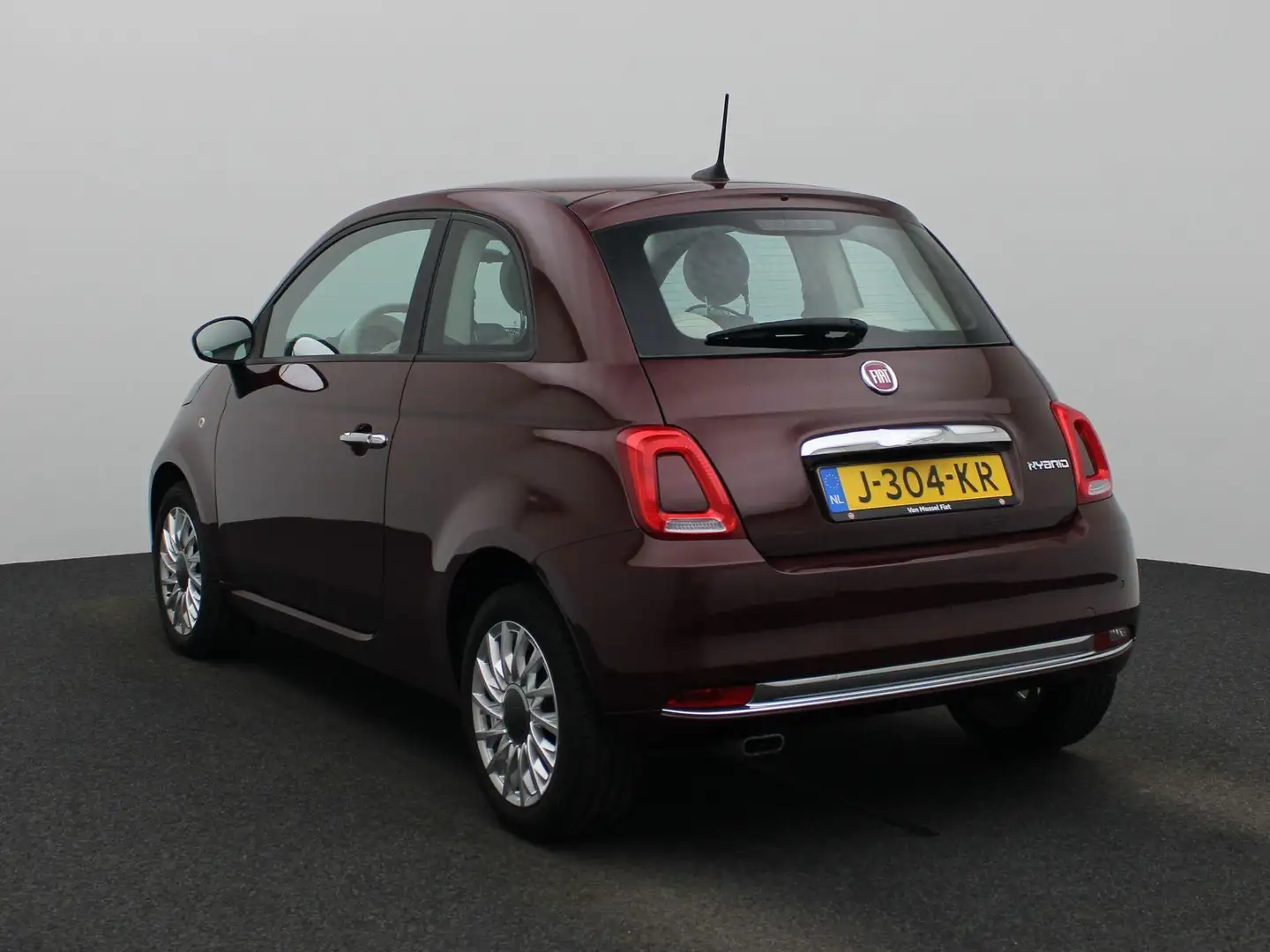 Fiat 500 1.0 Hybrid Lounge | Navigatie | Climate Control | Rood - 2