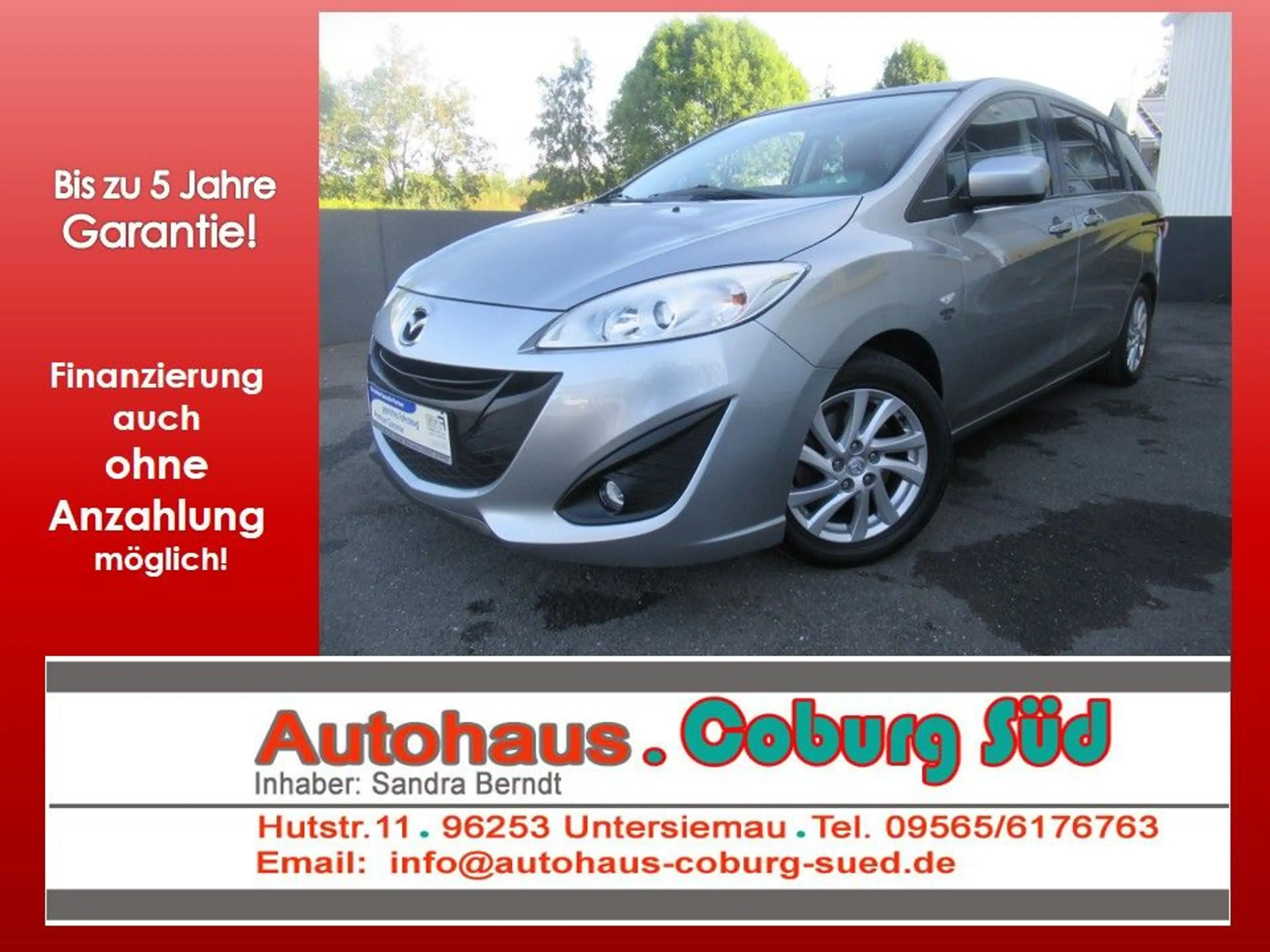 Mazda 5 Center-Line 7-SITZER PDC SHZG TEMPOMAT 1.HAND