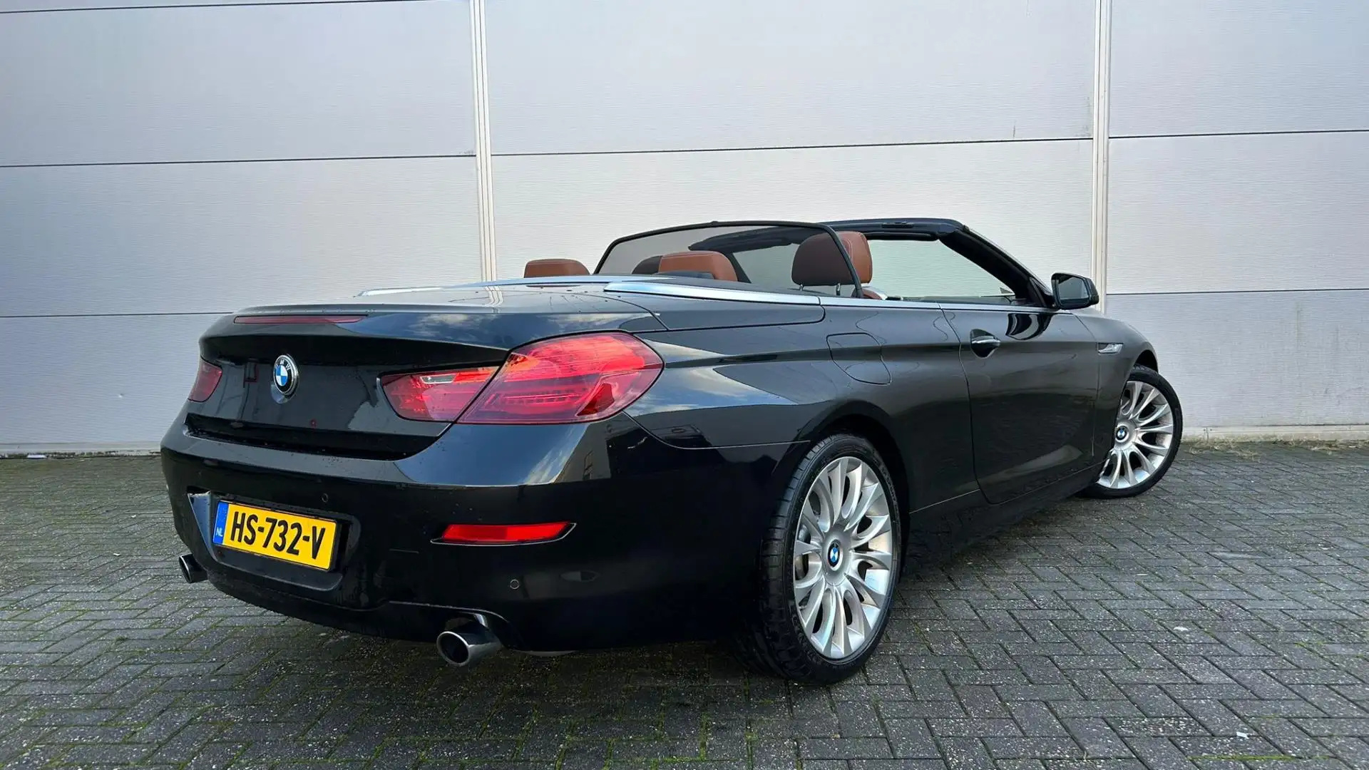 BMW 640 6-serie Cabrio 640i Individual Aut, Orig Ned, Spor Schwarz - 2