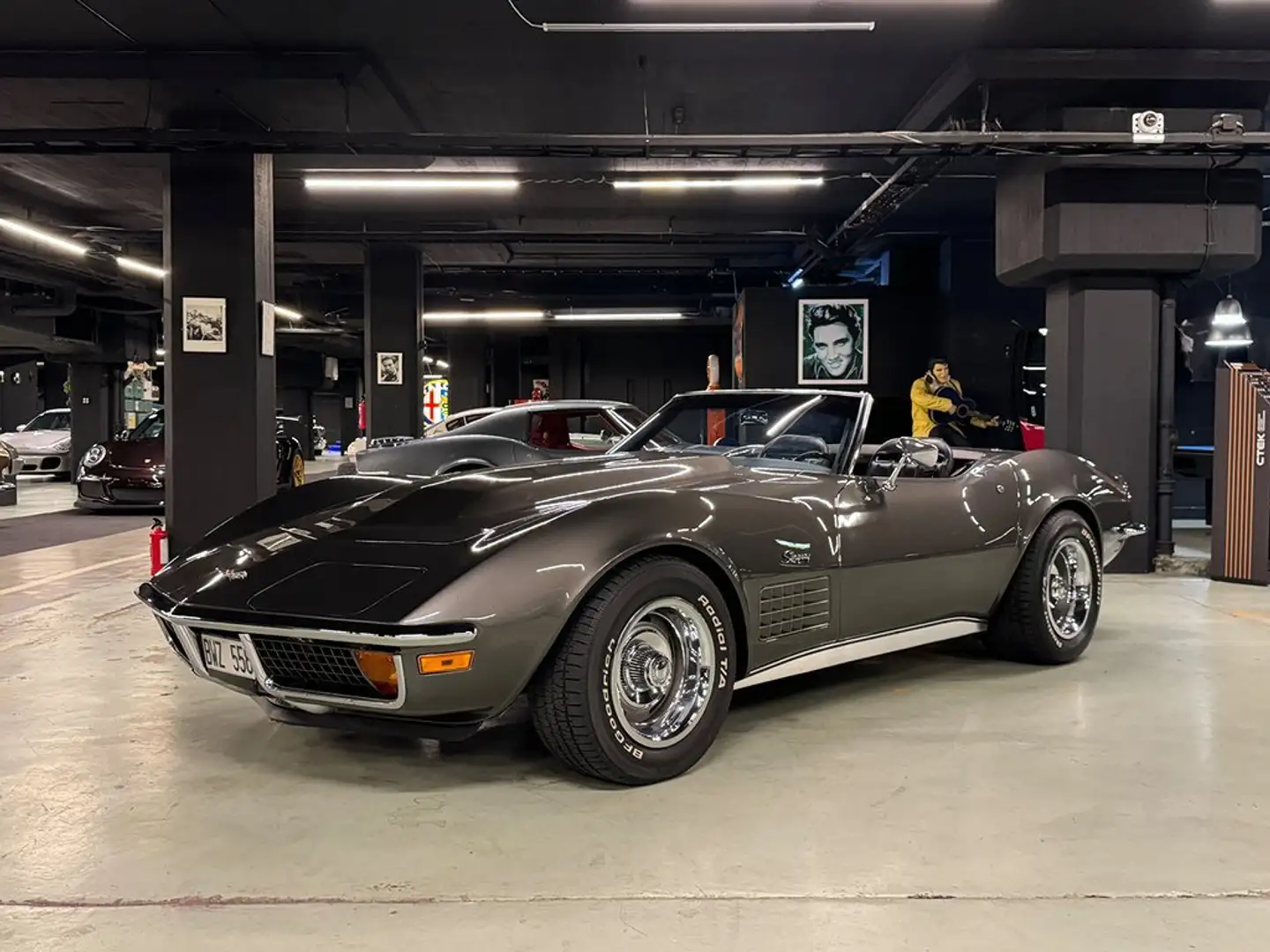 Corvette C3 Stingray Cabriolet Restomod 598 big block 795 ch Gris - 1