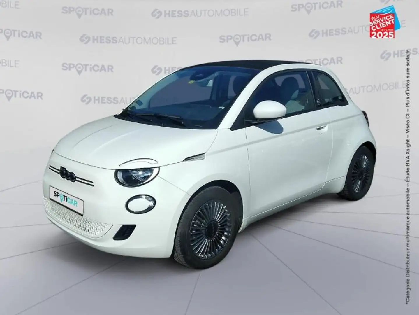 Fiat 500C E 118CH FRANCE EDITION Blanc - 1