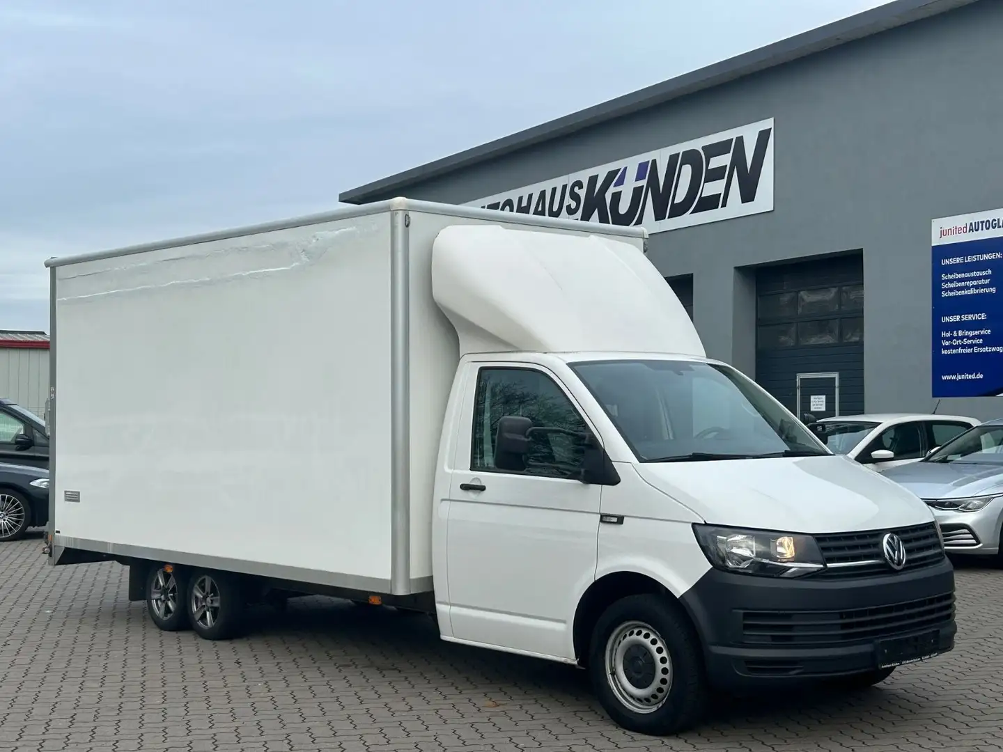 Volkswagen T6 Transporter Koffer-Rampe 2.0°StHz°RFK° Weiß - 1